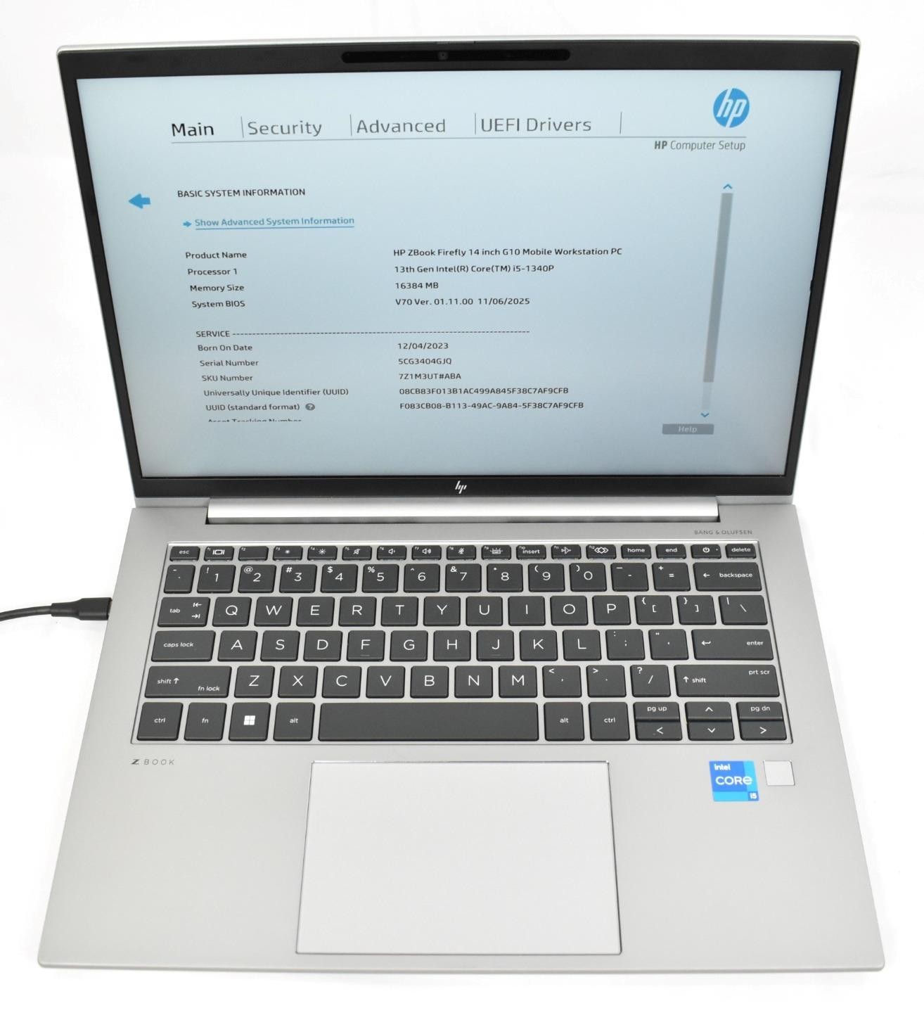 HP Z Book Firefly 14 G10 Touchscreen Laptop i5-1340P 16GB 256GB SSD 14″ No OS