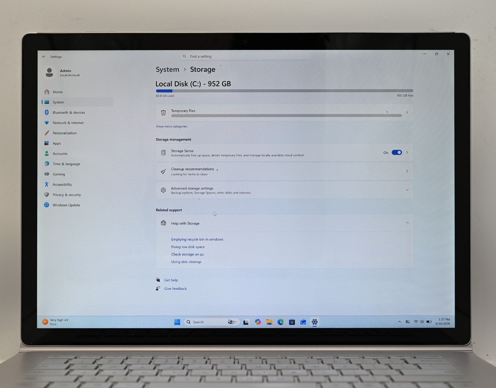 Microsoft Surface Book 3 i7-1065G7 1.3GHz 32GB RAM 1TB SSD Windows 11 Pro