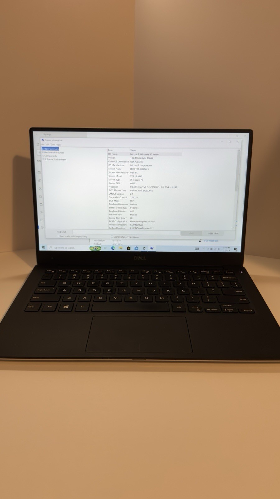 Dell XPS 13 9343 Laptop – i5-5200U 4GB RAM