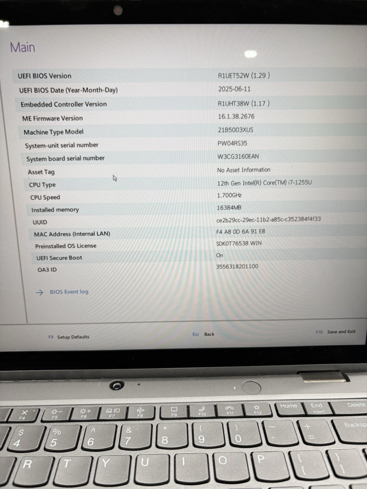 Lenovo ThinkPad L13 Yoga Gen 3 i7-1255U 1.7GHz 16GB RAM NO SSD READ! #205