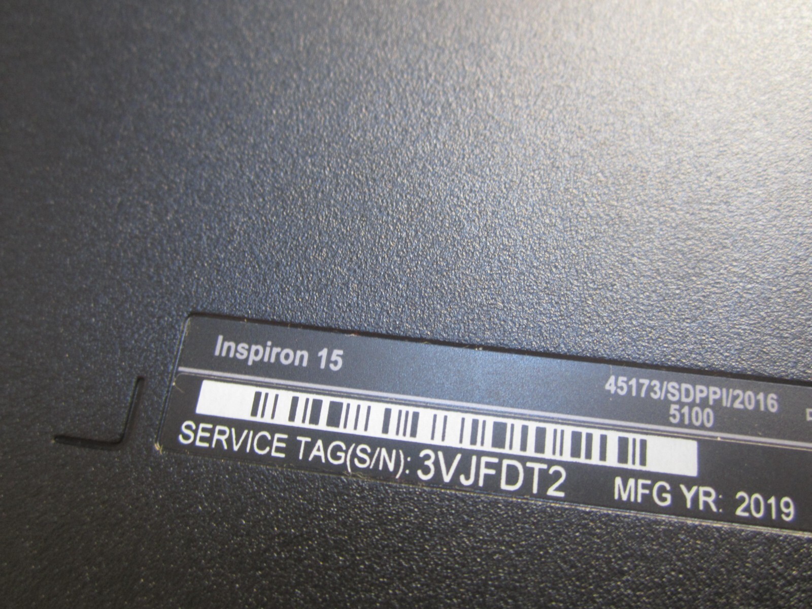 Dell Inspiron 15 3567 Laptop 2.3GHz 4GBRAM 1TBHD SCREEN INTACT NoPwrCord – WORKS