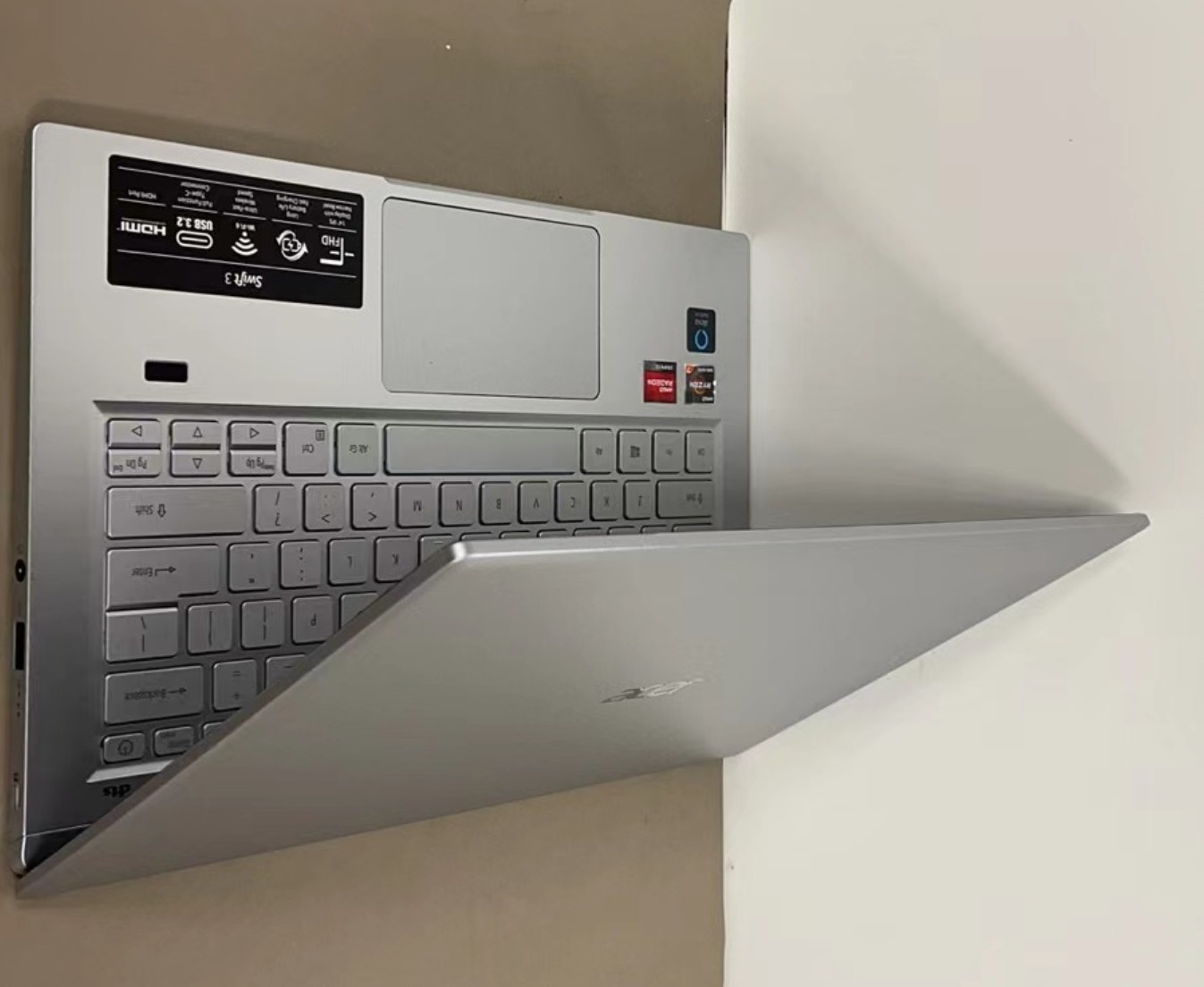 Acer Swift 3 14″ FHD Laptop, AMD Ryzen 7 5700U 8GB RAM 512GB SSD, Win 10, used
