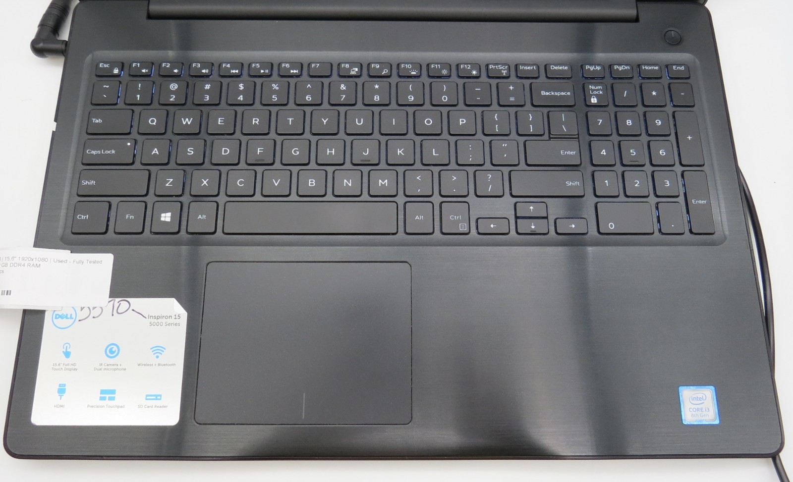 Dell Inspiron 15 5000-15.6″-i3-8130U@2.2GHz-12GB RAM-NO STRG-NO OS *READ*