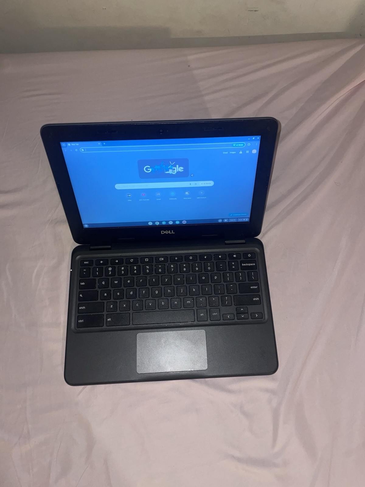 Dell Chromebook 3100 Laptop Chrome OS 11.6″ Screen Wi-Fi Bluetooth Black