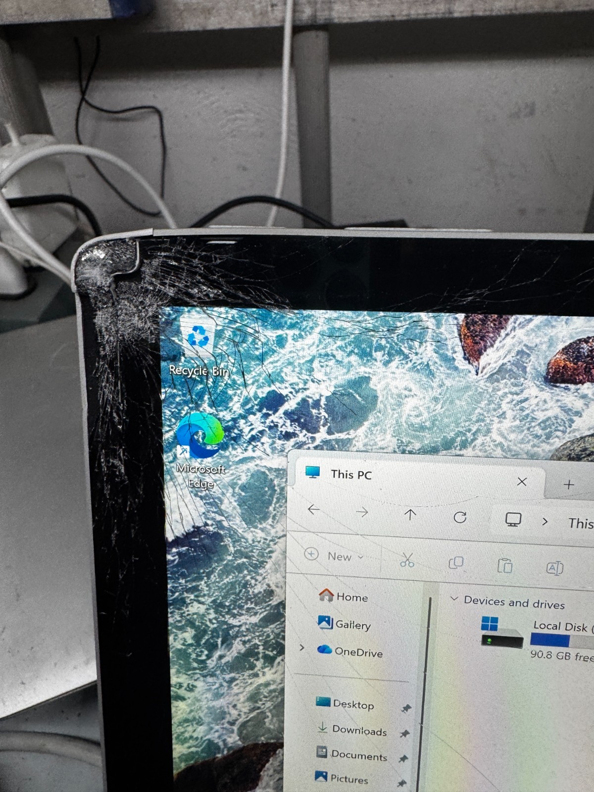 Microsoft Surface Pro 7 Core I5-1035G4 128GB SSD 8GB RAM Laptop For Repair #6555