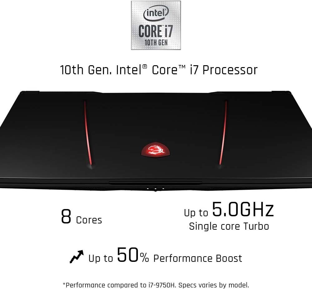 MSI GE75 Raider 10SGS-287 17.3″ 300Hz 3ms Gaming Laptop Intel Core i7-10875H RTX