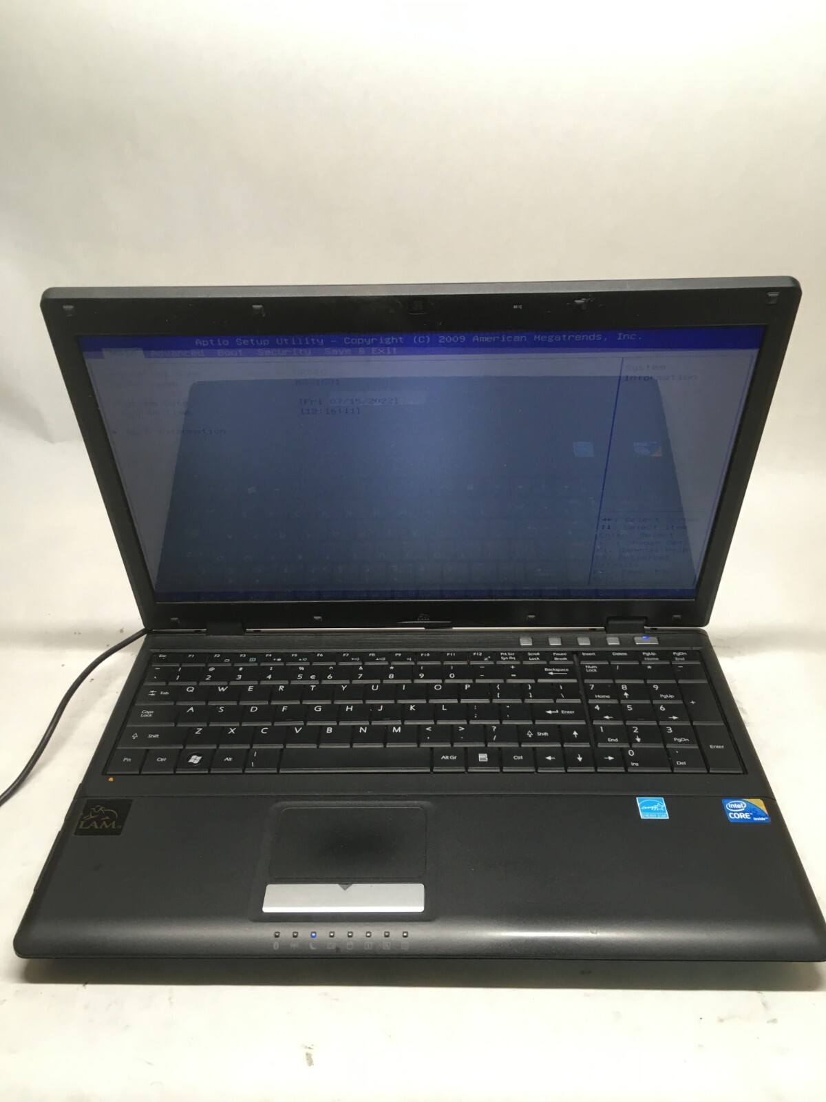 LAM MS-1681 15″ (AS IS) Intel Core i5-2520M @ 2.5 GHz – JZ
