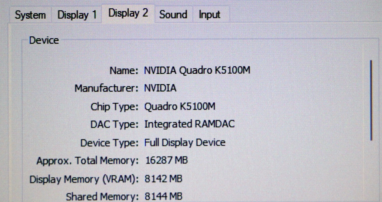 Dell Precision M6800 i7-4600M 2.90GHz / 16GB / 256GB SSD/ Quadro K5100M / Win 11