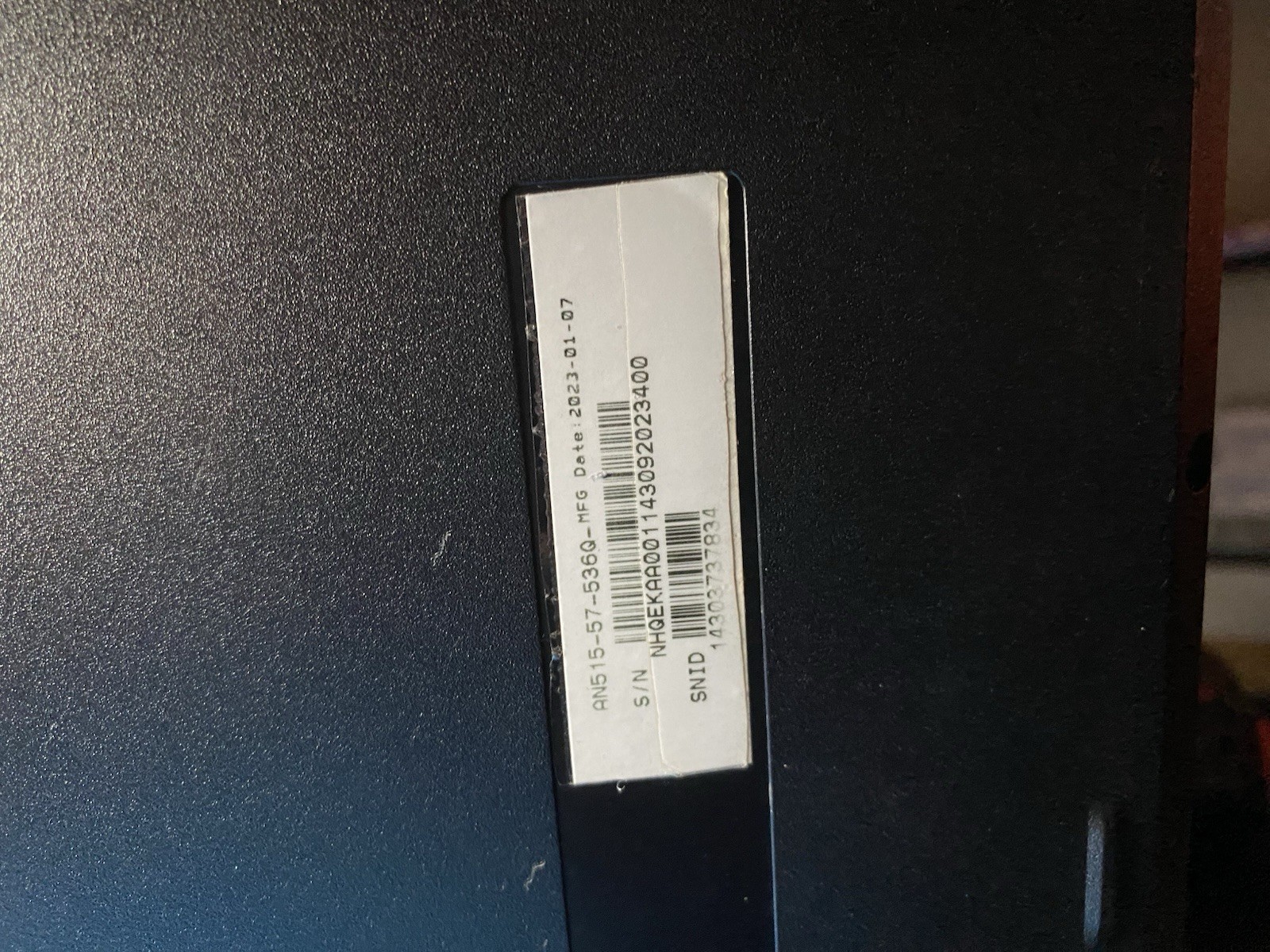 ACER NITRO 5 N20C1 16GB RAM i5-11400h 11th GEN GEFORCE GTX 1650