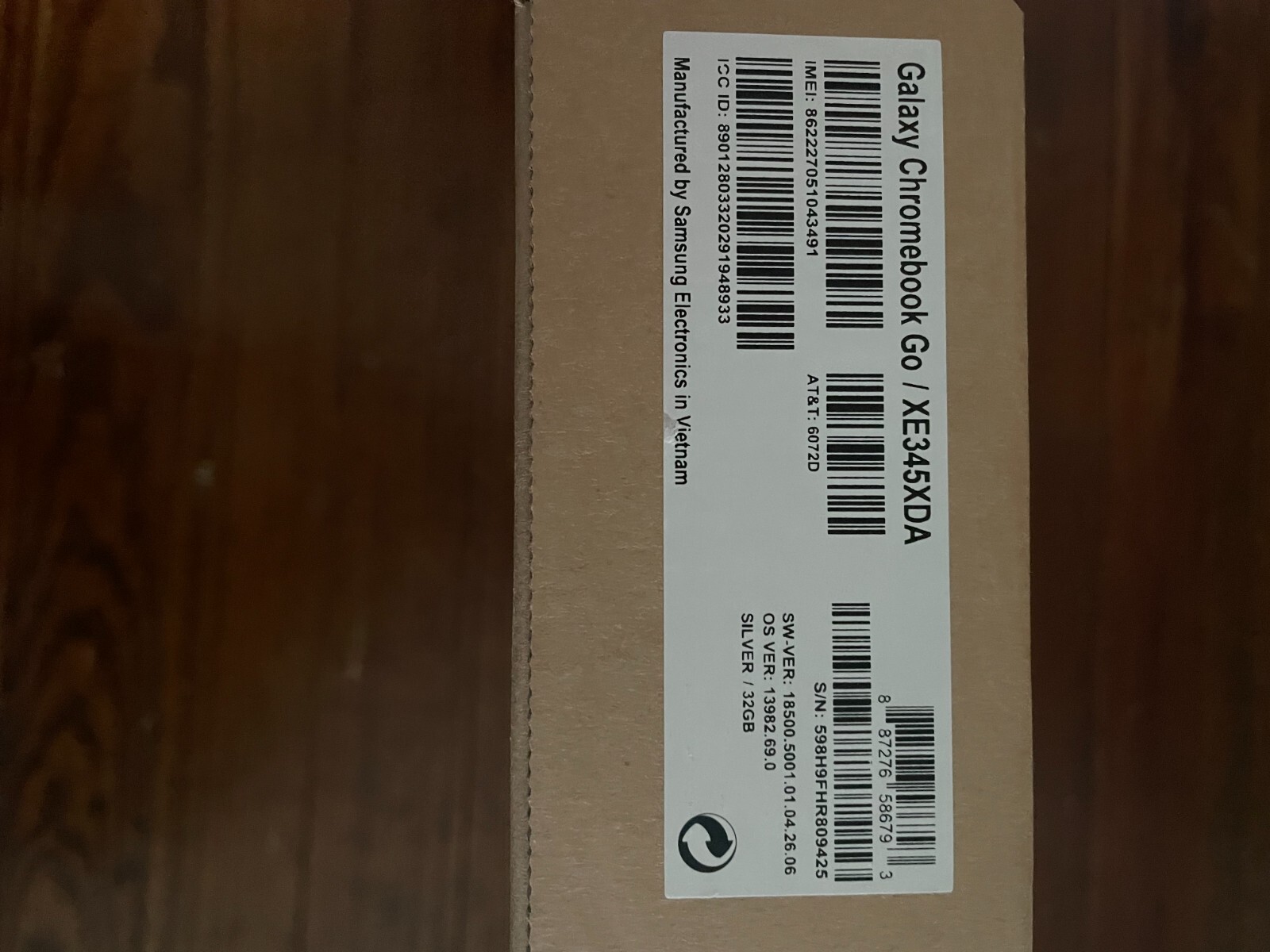 Brand New Samsung Galaxy Chromebook Go 14″ XE345XDA (32GB Intel Celeron N4500)
