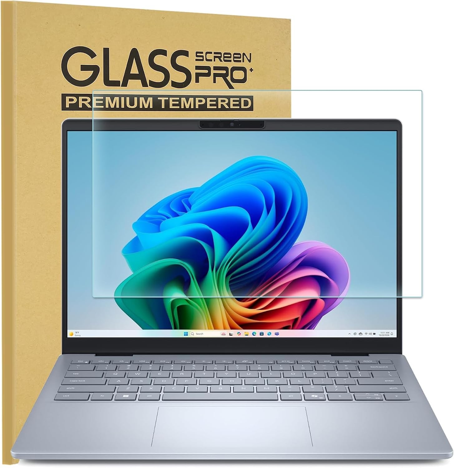Tempered Glass Screen Protector for Dell 14 Plus Laptop DB14250-14-Inch, Ultra C