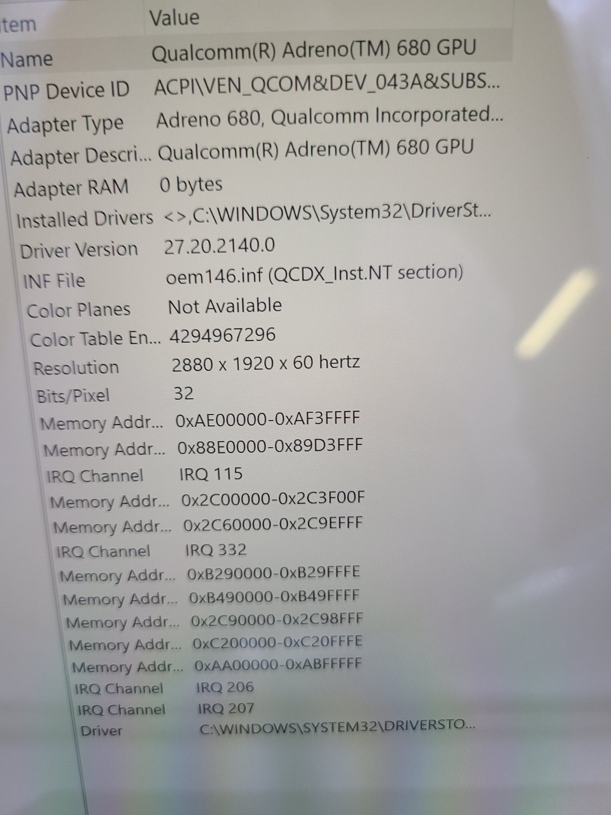 Microsoft Surface Pro Microsoft SQ 2 3.15GHz 16GB 512GB SSD Win 10 Pro