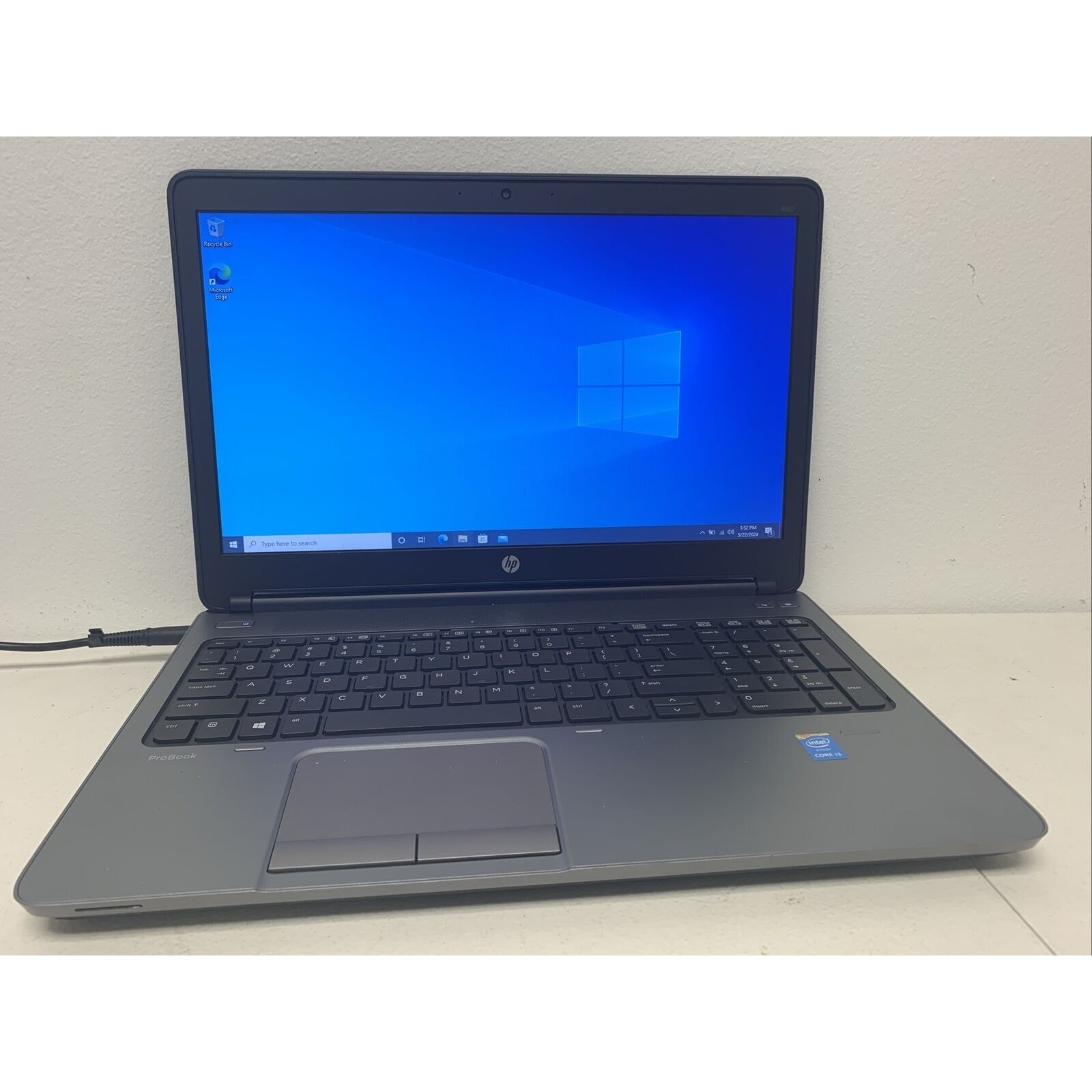 HP ProBook Laptop 650 G1 15.6″ HD i3-4100M 2.5GHz 8GB 500GBHD Wifi Win 10 Pro