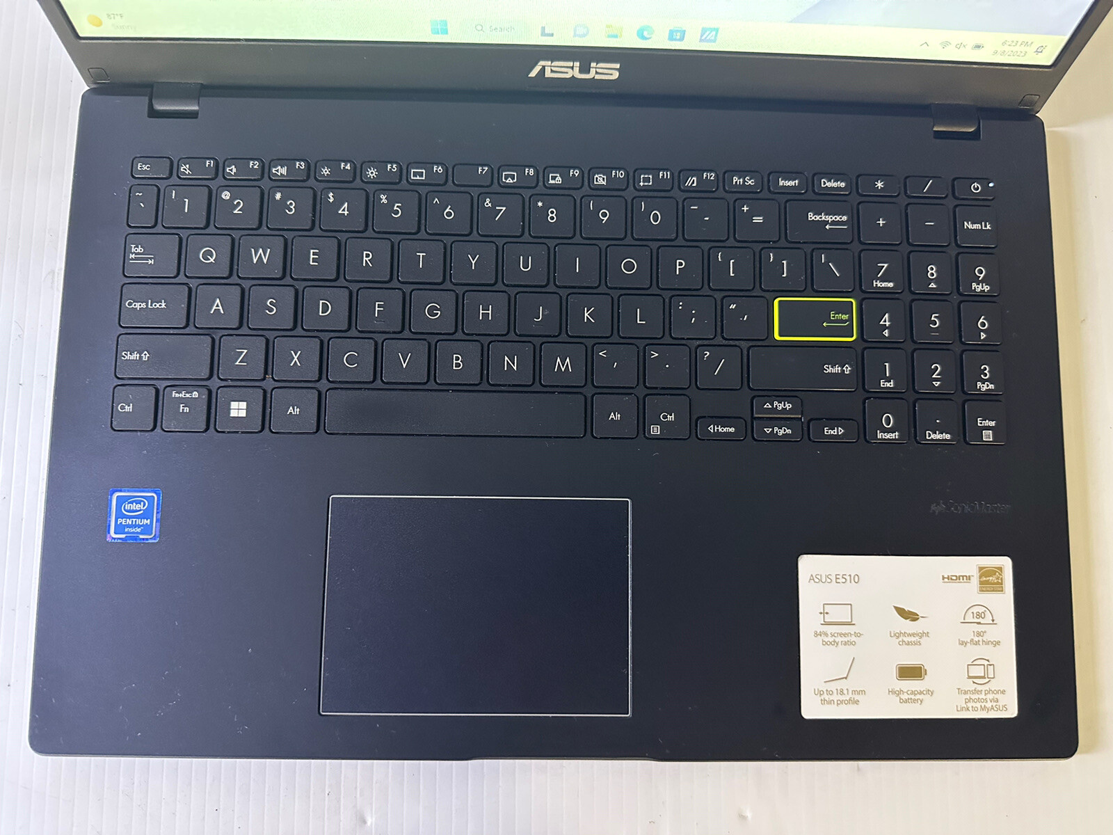 ASUS E510 Laptop, 15.6-inch FHD, Pentium N5030 ,4GB, 128GB eMMC