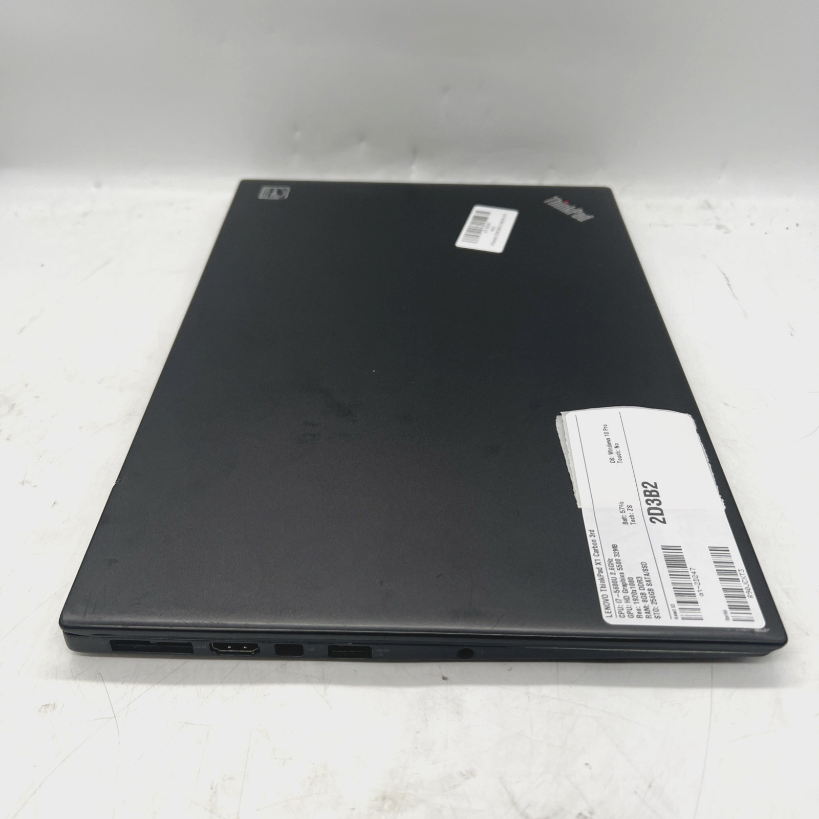 Lenovo ThinkPad X1 Carbon 3rd Gen Core i7 5600U 2.6GHz 8GB RAM 256GB SSD Win10P
