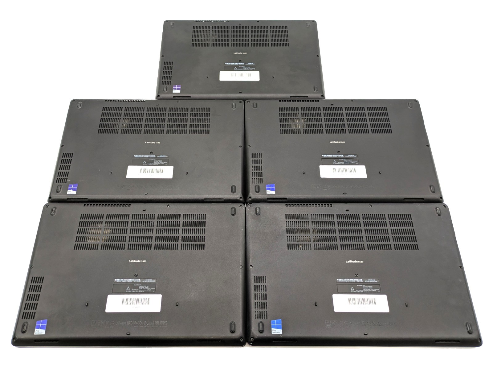 Lot of 5 Dell Latitude 5580 – Intel Core i5-6440HQ, 8GB RAM, no SSD/battery/OS