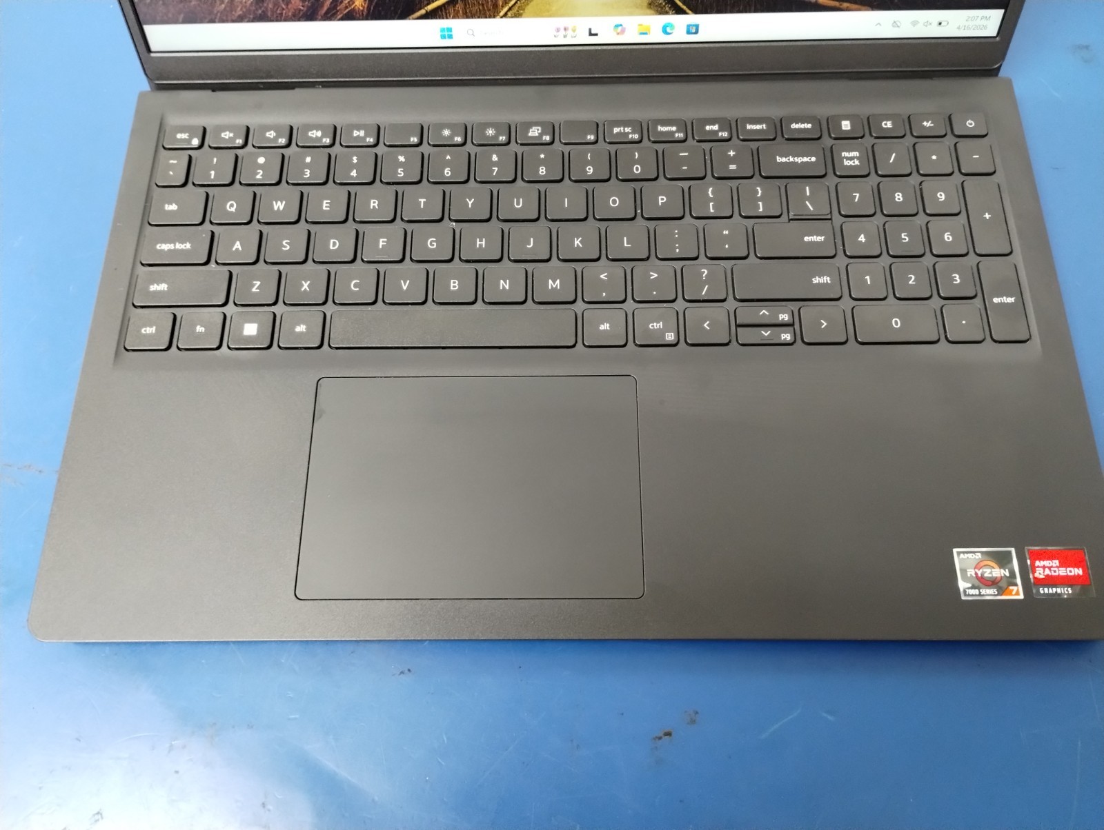 DELL 15 DC15255 G8MK9, AMD Ryzen 7 7730U, 2.00 GHz, 16 GB RAM, 512 GB NVMe SSD