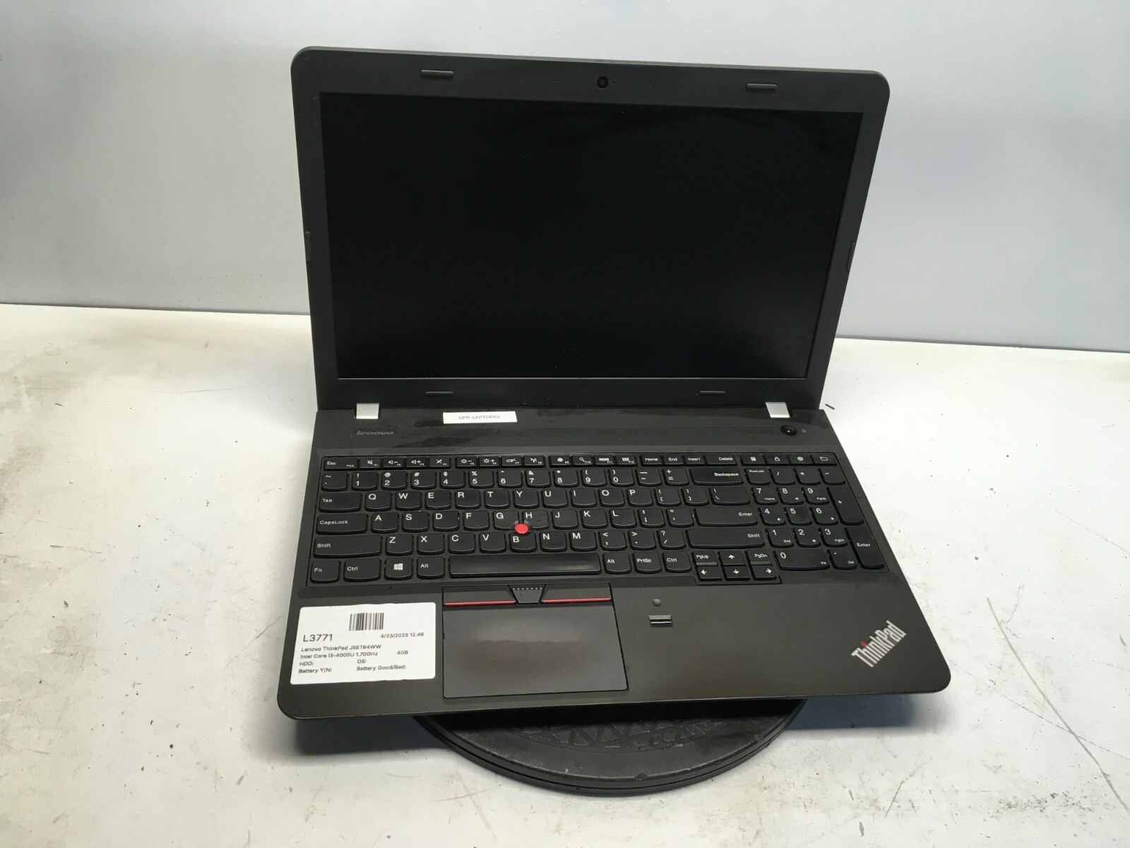 Lenovo ThinkPad G50-80 Intel Core i3-4005U 1.70GHz 4GB NO HDD