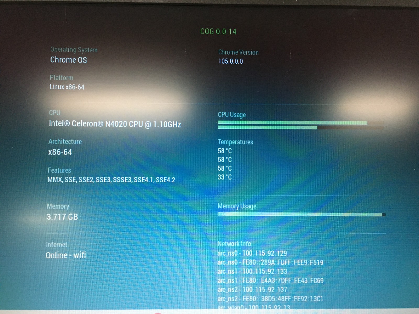 HP Chromebook 315 15.6″ Intel Celeron N4020@1.10GHz 4GB 32GB w/PA | LP543