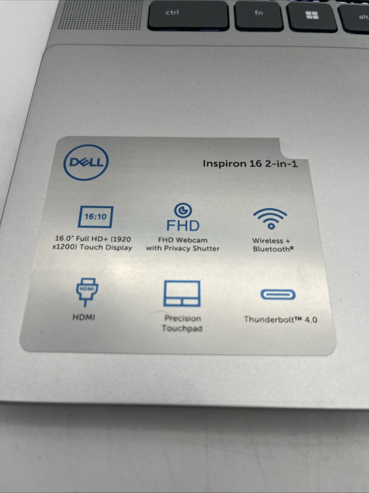Dell Inspiron P128F 16″ i5-1335U 1.3GHz 8GB RAM 500GB HDD Intel HD Windows 11