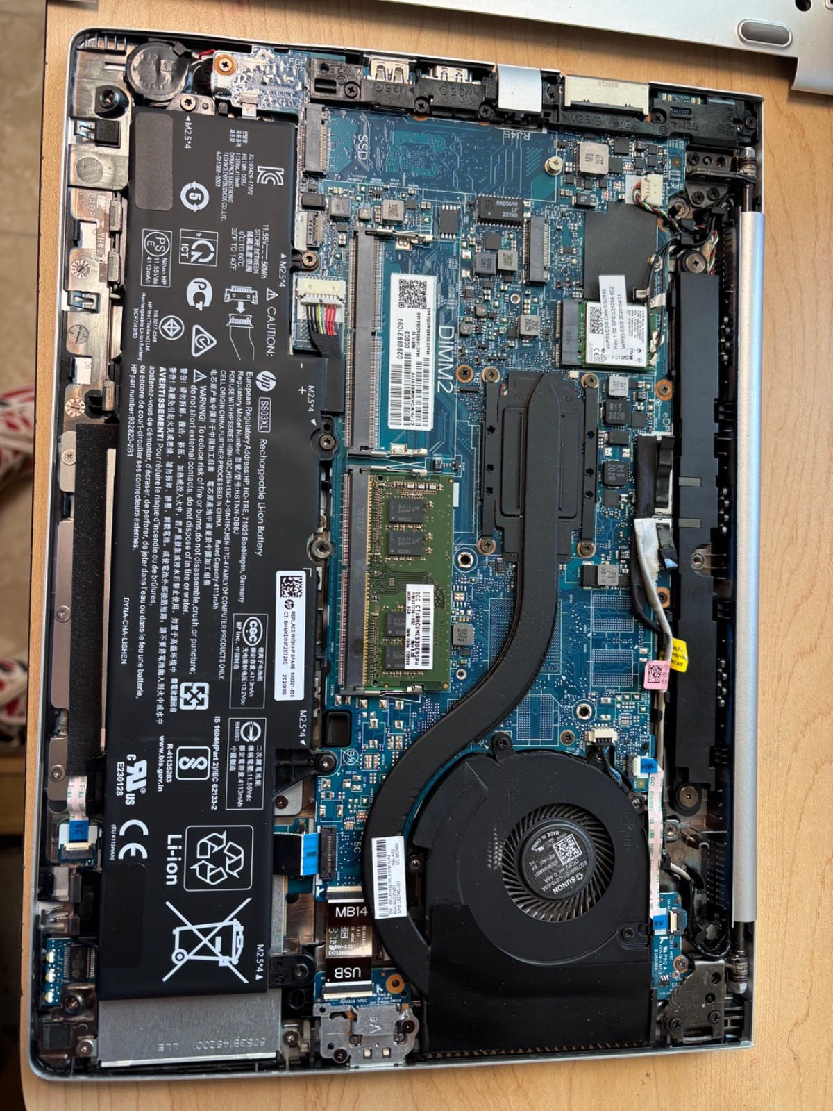 HP EliteBook 840 G6 14″ Laptop – i5-8365U – 16GB RAM – NO HDD/SSD – PSU