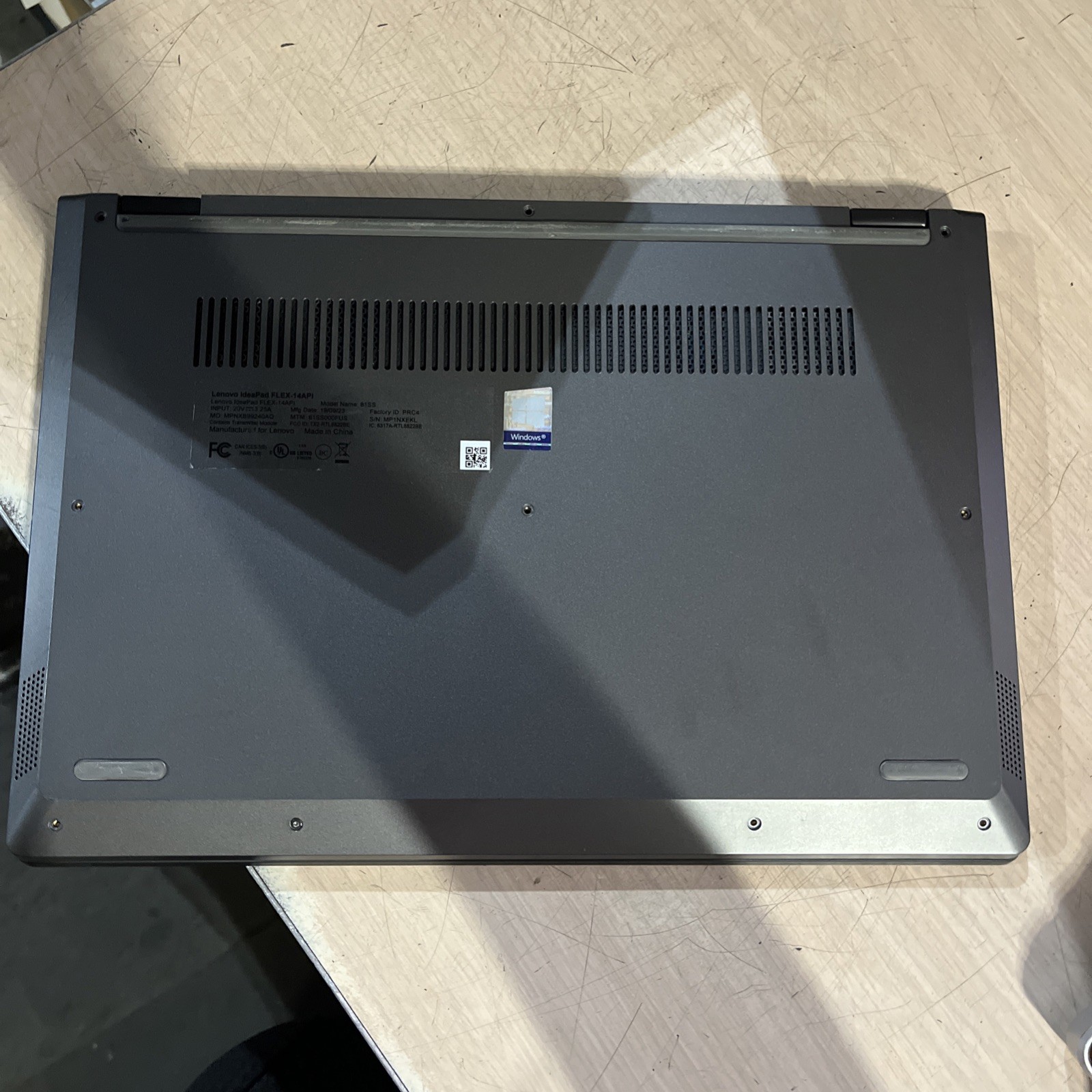LENOVO IDEAPAD FLEX 14API 81SS AMD RYZEN 7 8GB RAM NO HD
