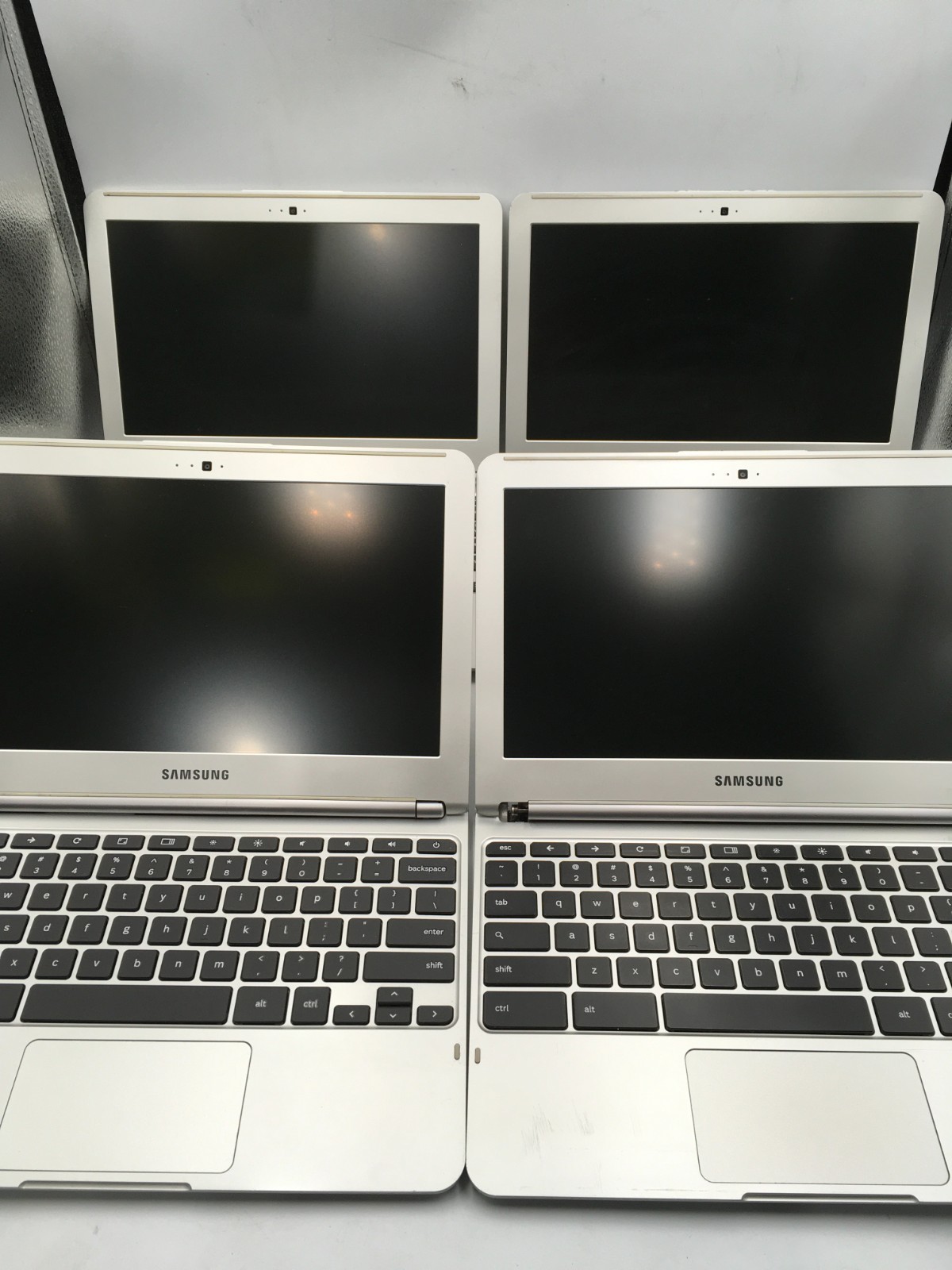 LOT OF 4 Samsung Chromebook Dual-Core 2GB 16GB XE303C12 TESTED WORKING RS