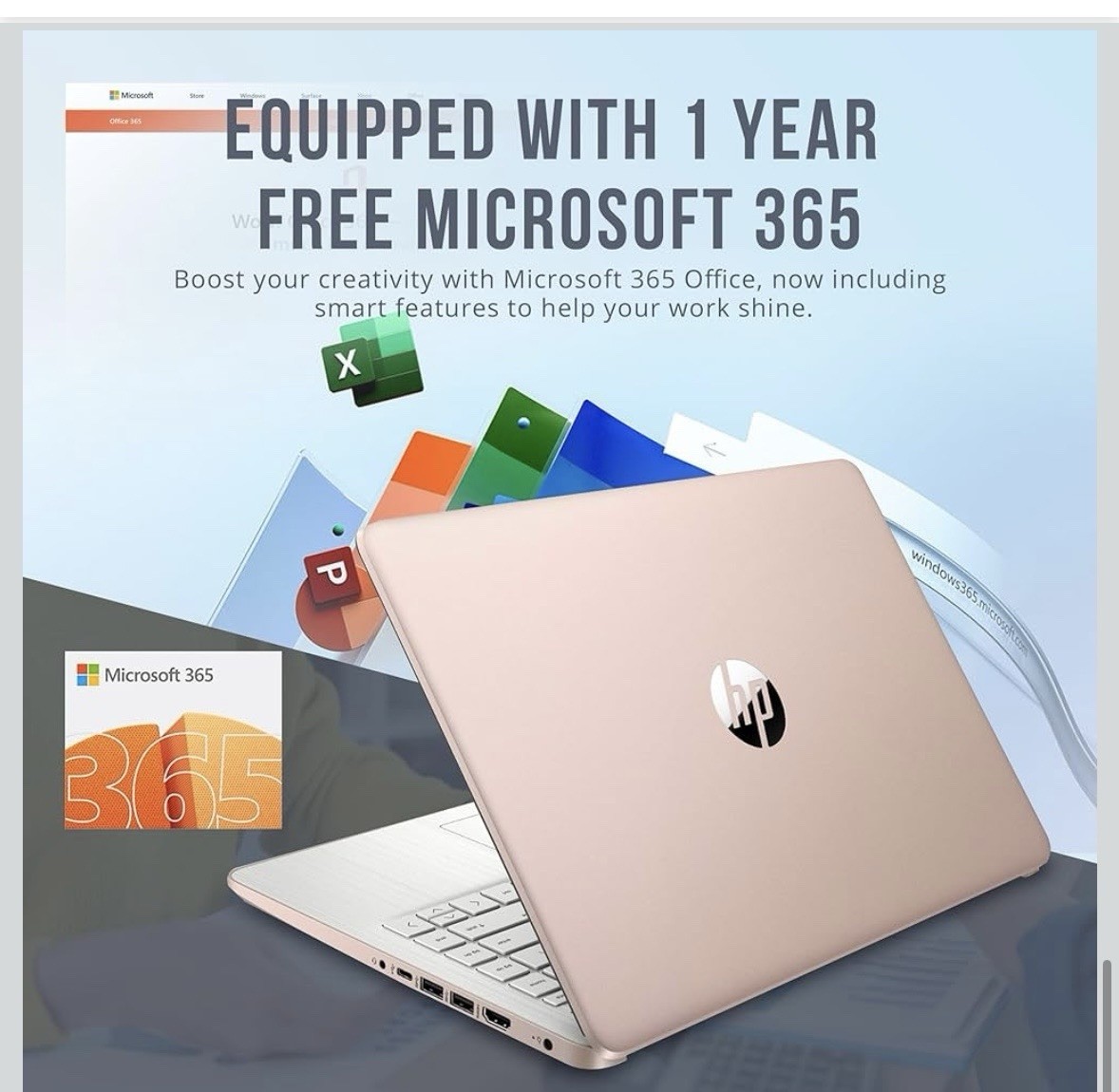 HP 14″ Laptop 4-Cores Intel N150 3.6GHz 4GB RAM 128GB UFS 14-dq6015dx Win11