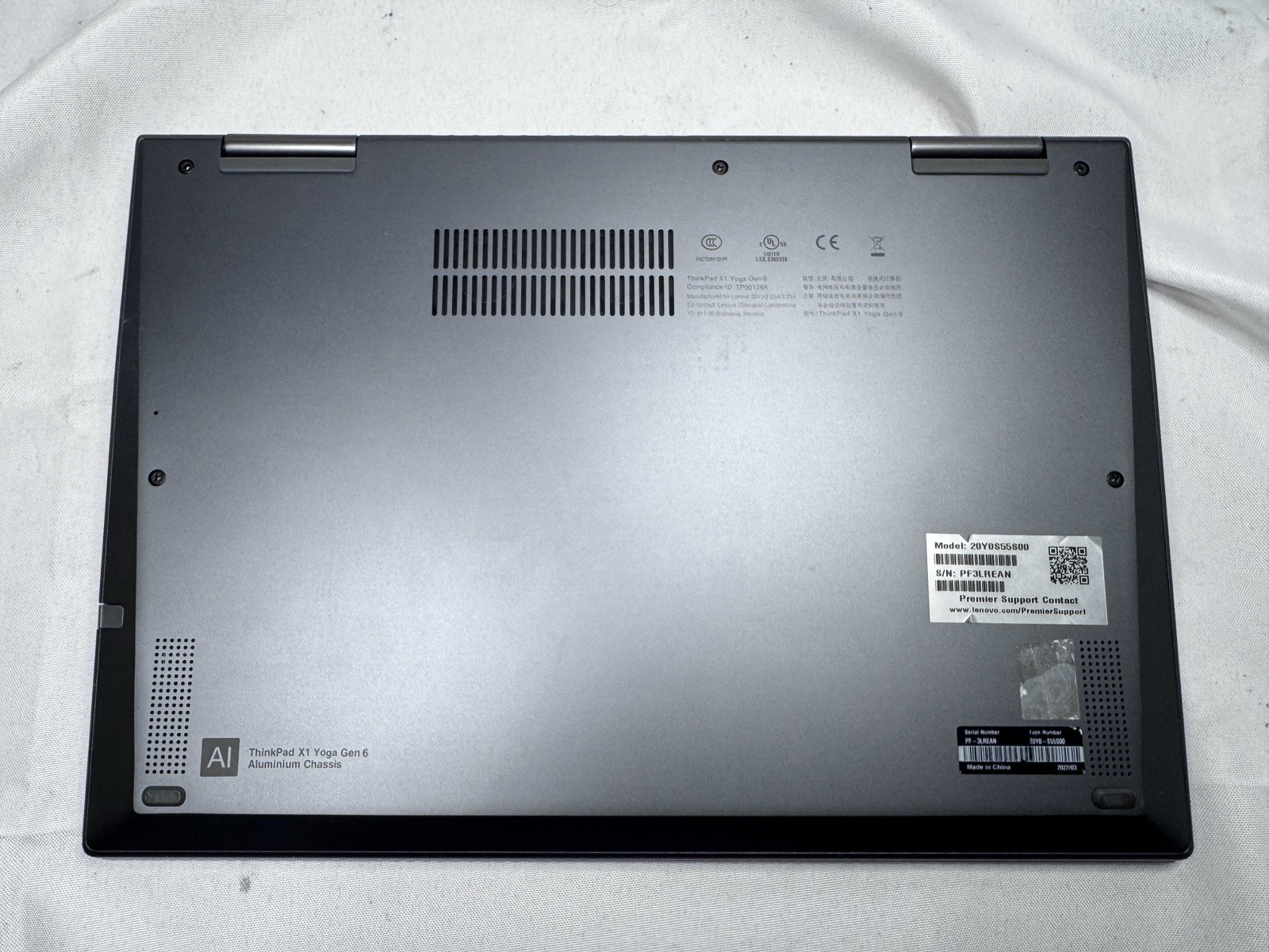 Lenovo ThinkPad X1 Yoga Gen 6, 14″ Touch, i7-1185G7 3.0GHz, 32GB Ram, 512GB SSD