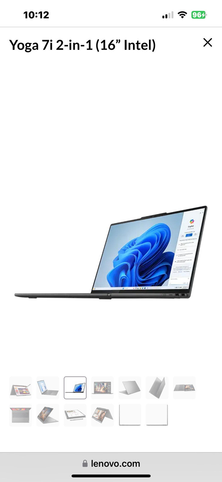 Yoga 7i 2-in-1 (16″ Intel)