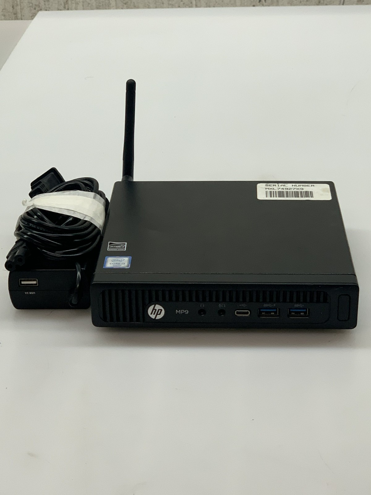 HP MP9 INTEL CORE i3-6100T@3.19GHZ 8GB RAM 256GB NVME W10P W/AC WIFI