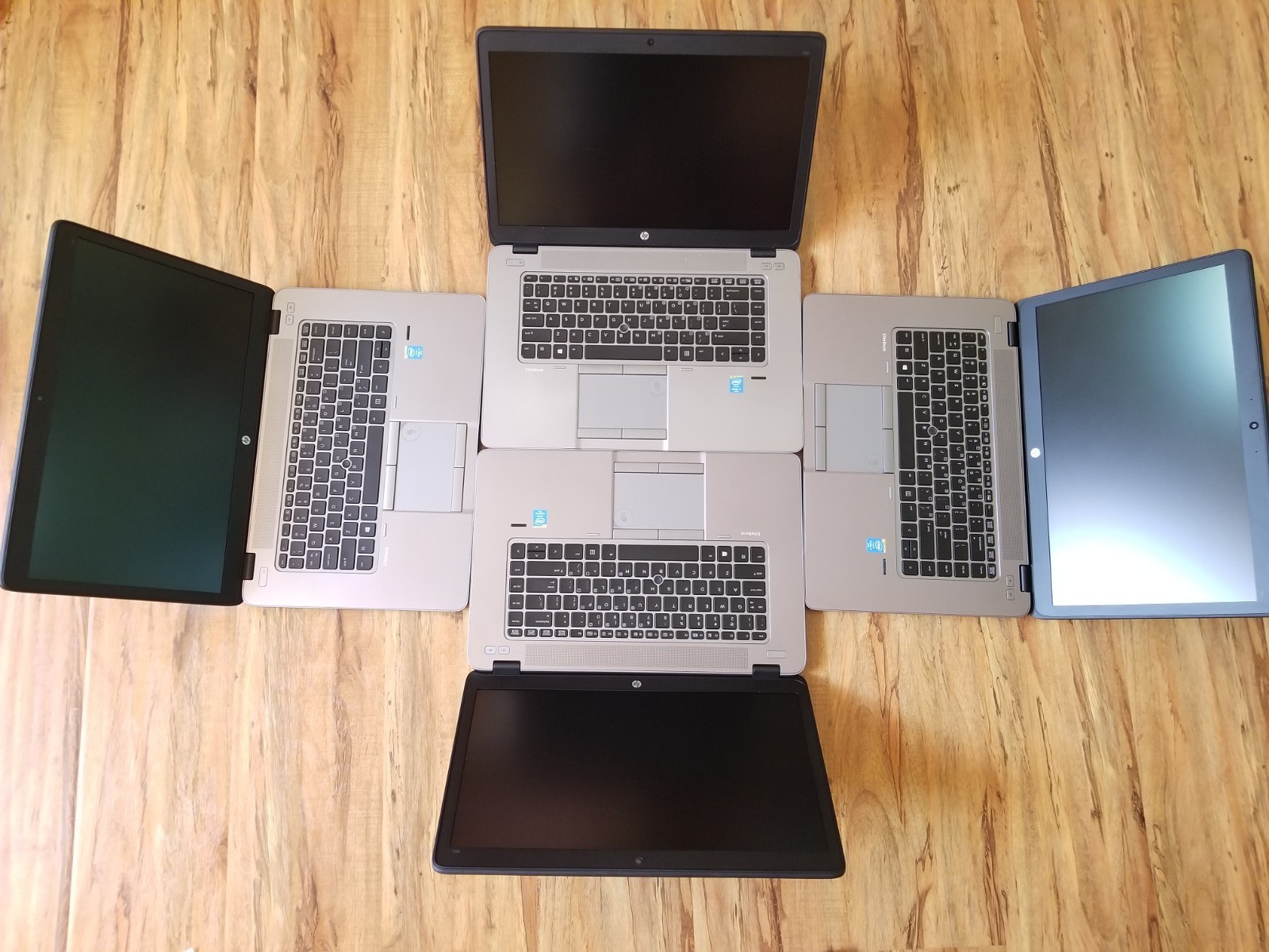 Lot 4 HP EliteBook 850 G2 i7-5600U 2.6 GHz 8GB RAM 128GB SSD Batt 15.6″ NO AC|OS