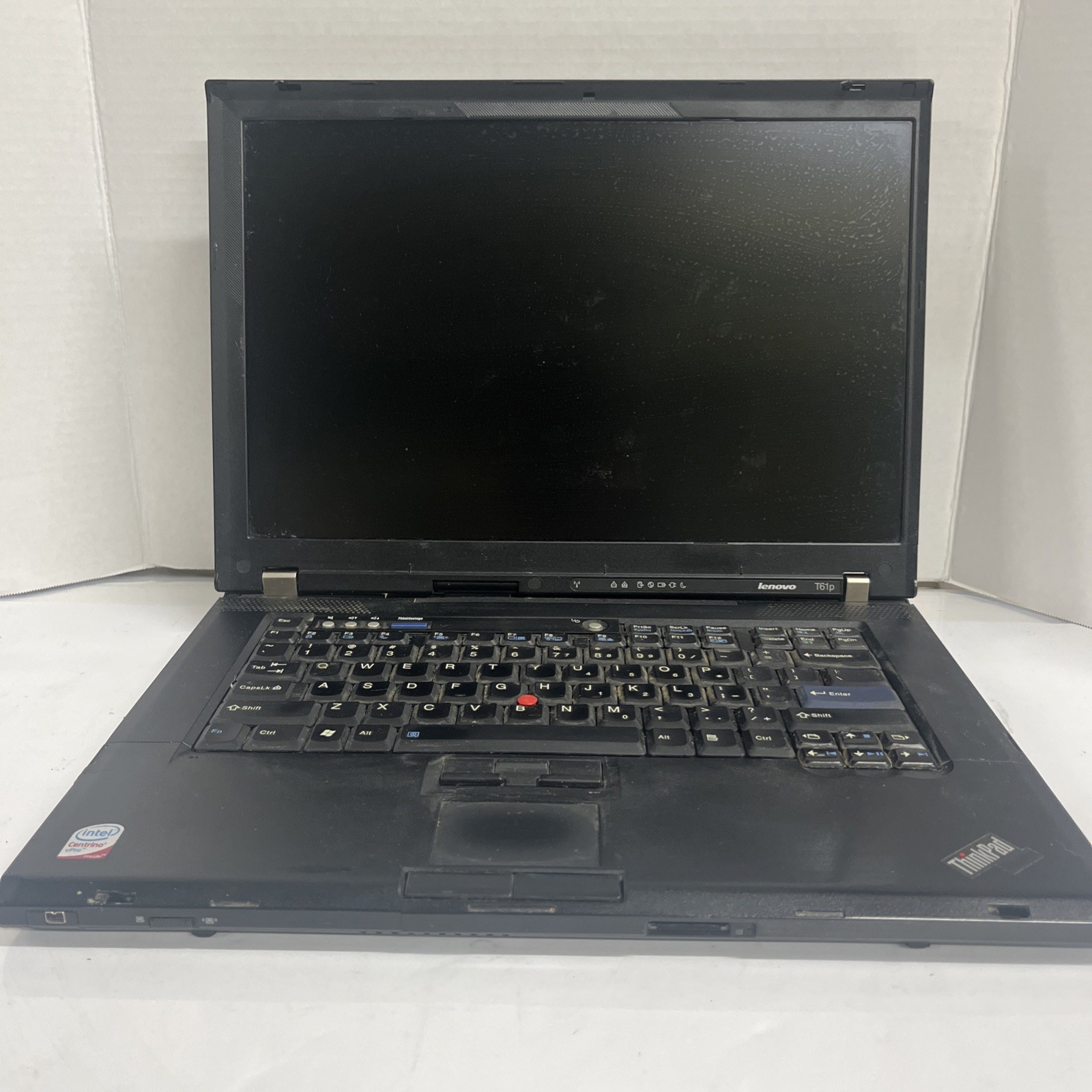 Lenovo ThinkPad T61p Windows Laptop Intel Core2Duo 2GB RAM – NO HDD