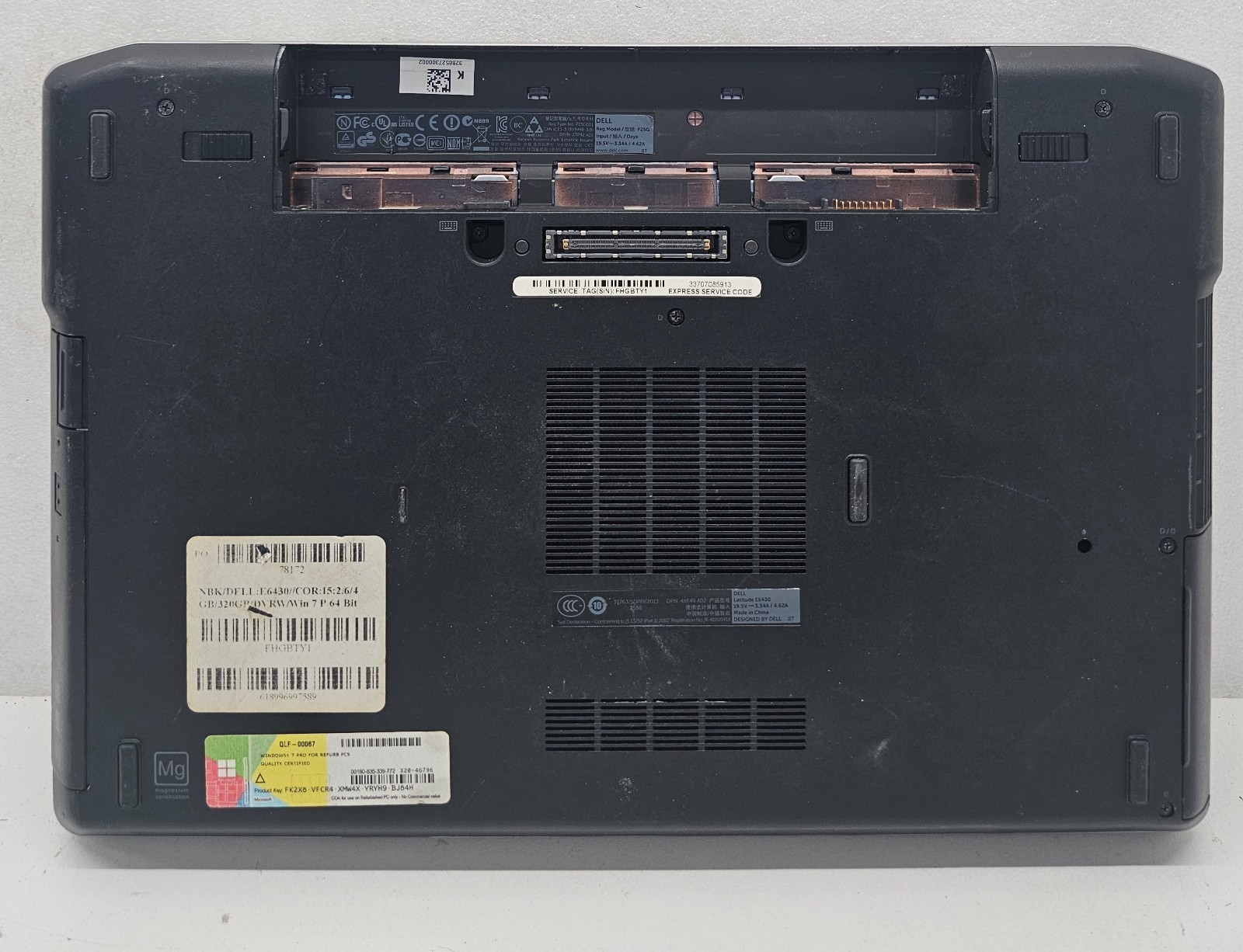 Dell Latitude E6430 14″ Laptop Intel Core i5-3340M 4GB Ram NO HD/OS/BATT (FL)