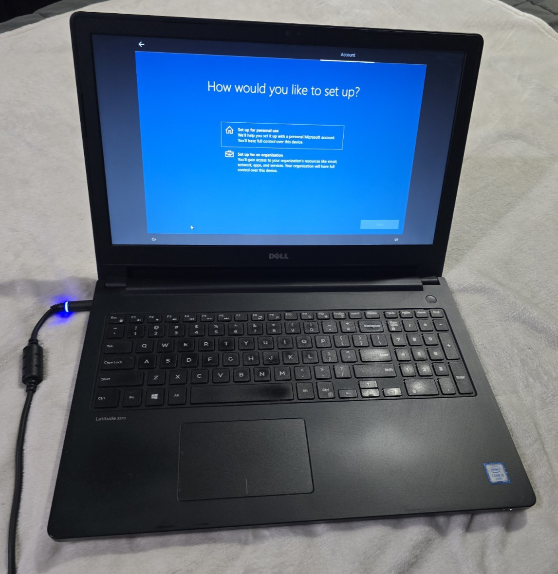 Dell Laptop Latitude 3570 BLACK Built-in Webcam w/ Power Adapter Working