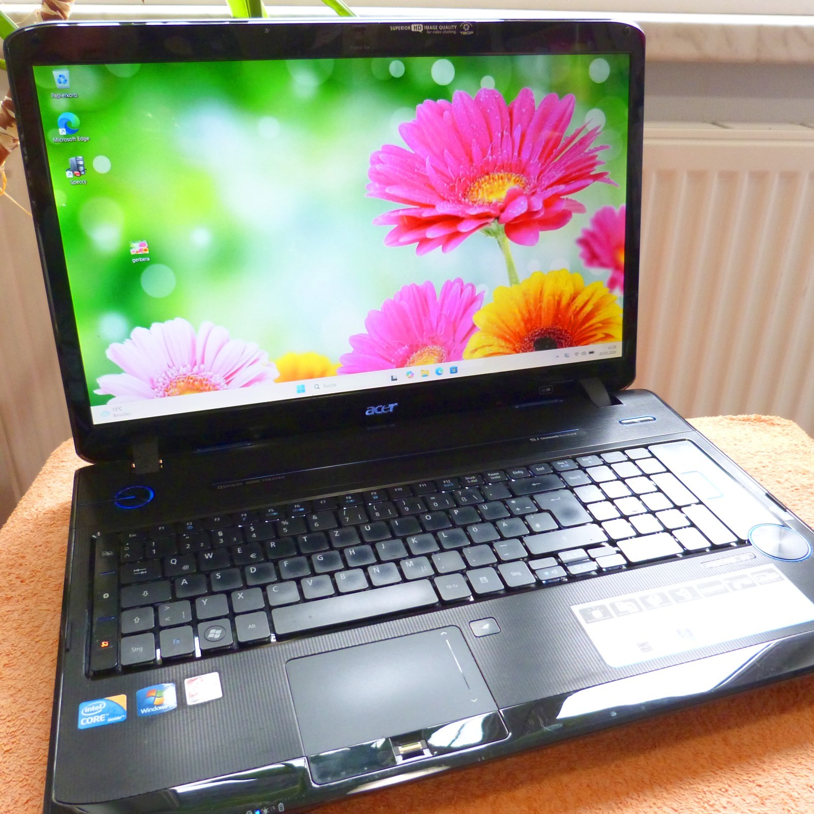 Acer 8942 Cinema Monster 18″ FULLHD GEMSTONE l SSD Windows 11 l TURBO i5 HDMI.