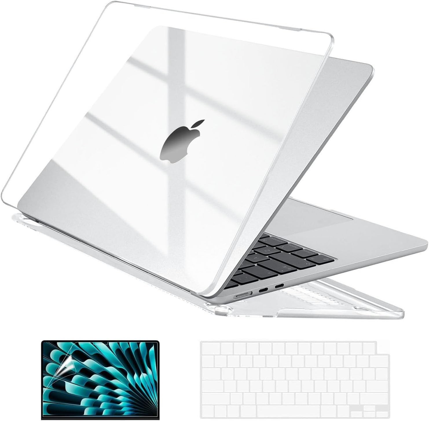 Case Compatible with MacBook Air 15 inch M5 2026 2025-2023 Release A3448 A3241