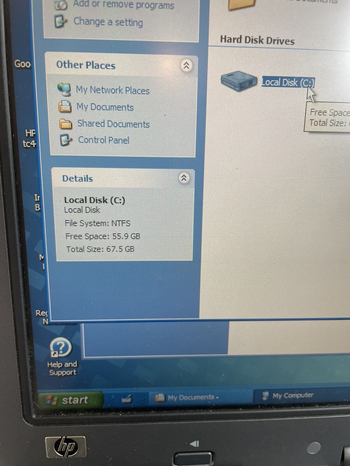 HP Laptop Model HSTNN-C02C ( With Power Adapter )