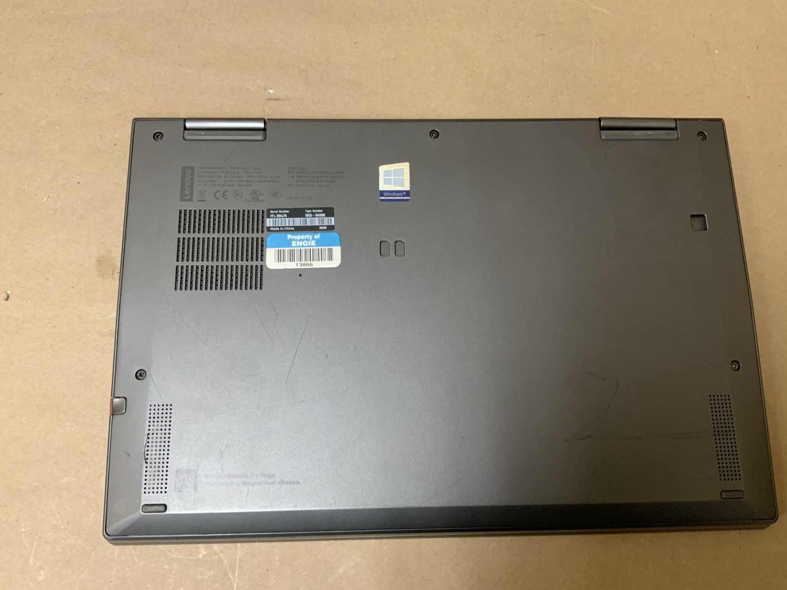 Lenovo ThinkPad X1 Yoga 4 4k 14″ 16GB 256GB i7-8665U 1.9GHz NO CHARGER