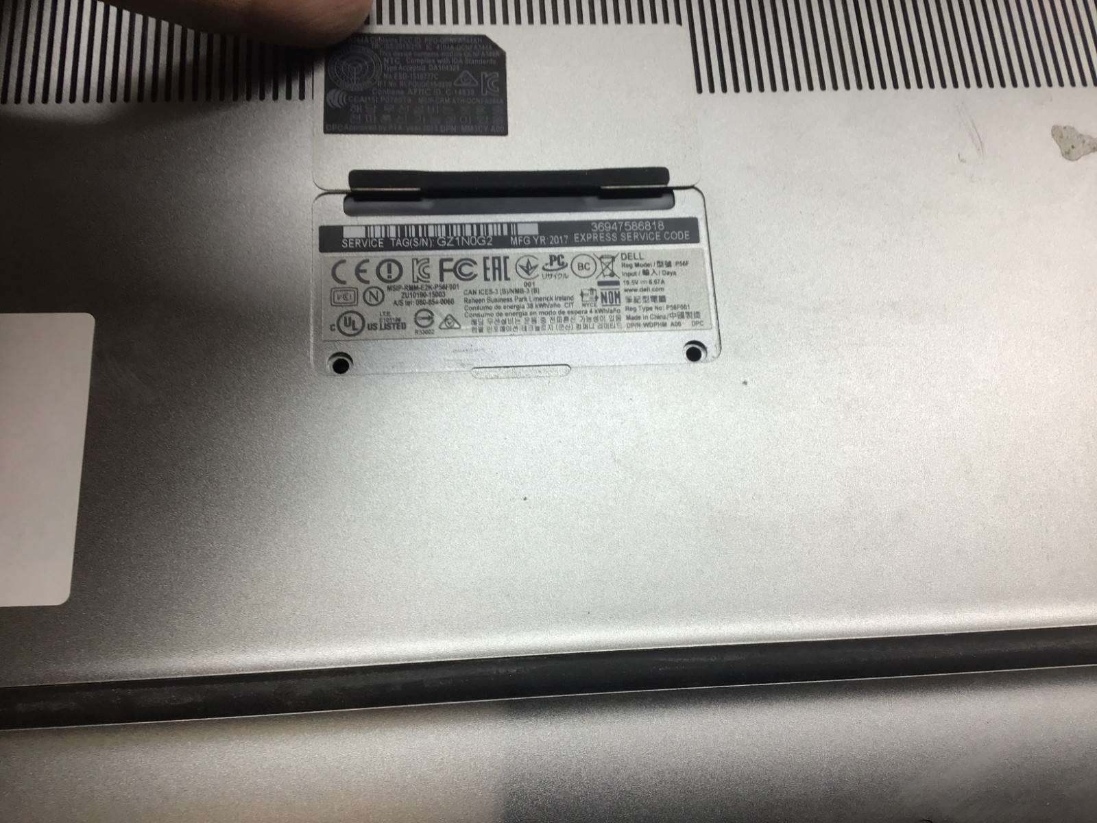 Dell Precision 5510 Intel Core i5-6th Gen NO HDD