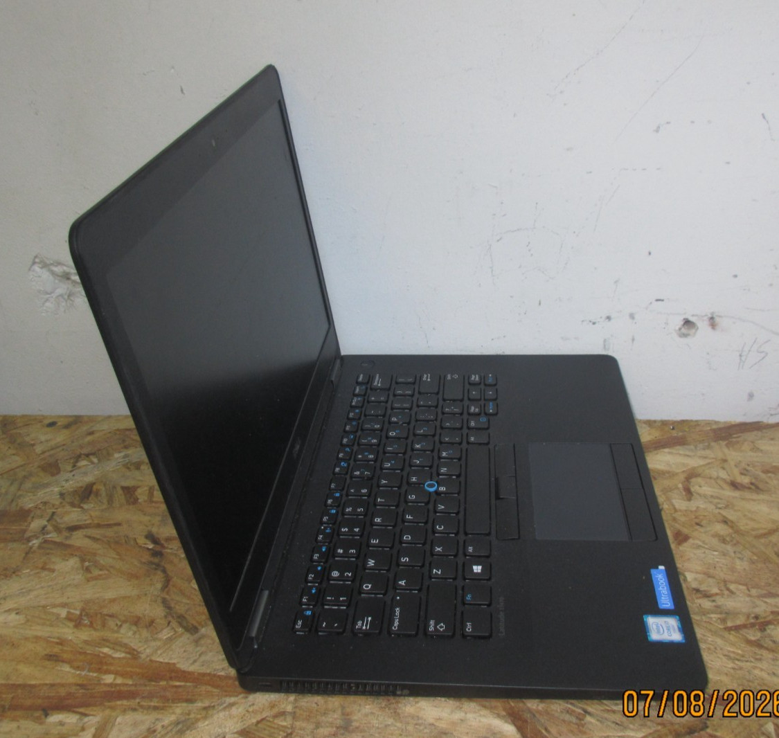 Dell Latitude E7470, Intel Core i7-6600U @ 2.60Ghz, 8GB RAM, NO SSD/OS/BATTERY.