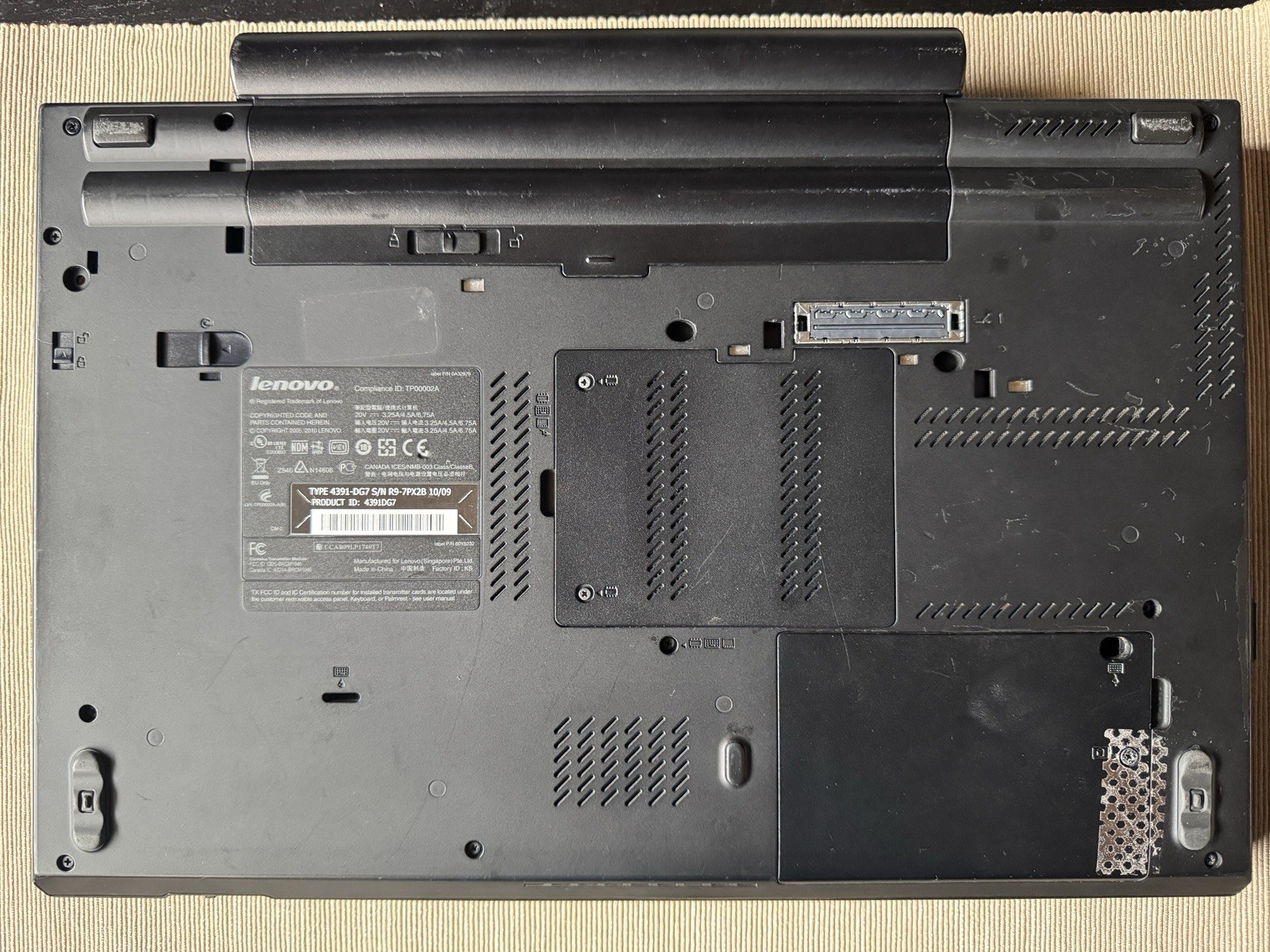 Lenovo ThinkPad W510 15.6″ Intel i7-Q720 1.60GHz 6GB 256GB SSD NVIDIA FX 880M