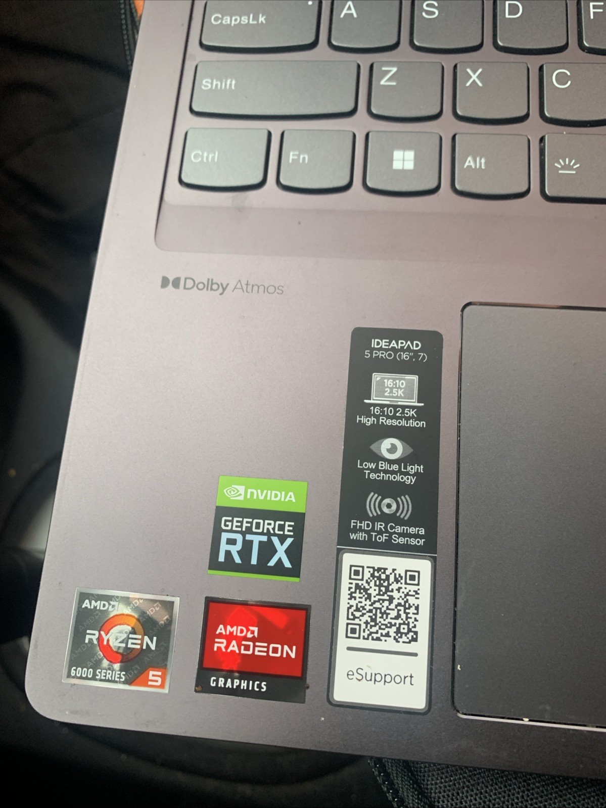 2022 Lenovo Ideapad 5 Pro 16ARH7 Creator Edition