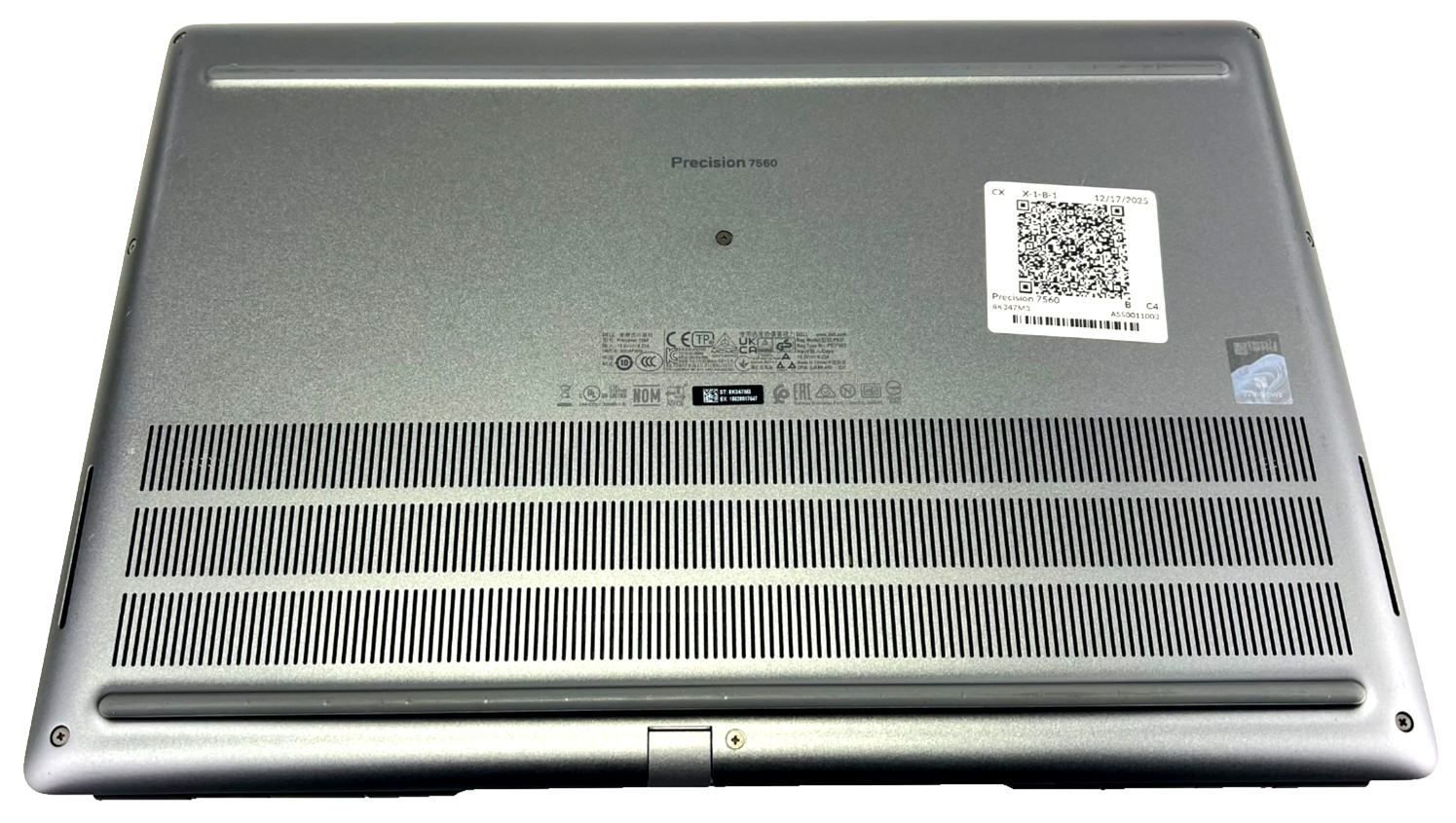 Dell Precision 7560 15″ Laptop i7 11th NVIDIA 512GB SSD 32GB RAM Win11 (Z3E2) B