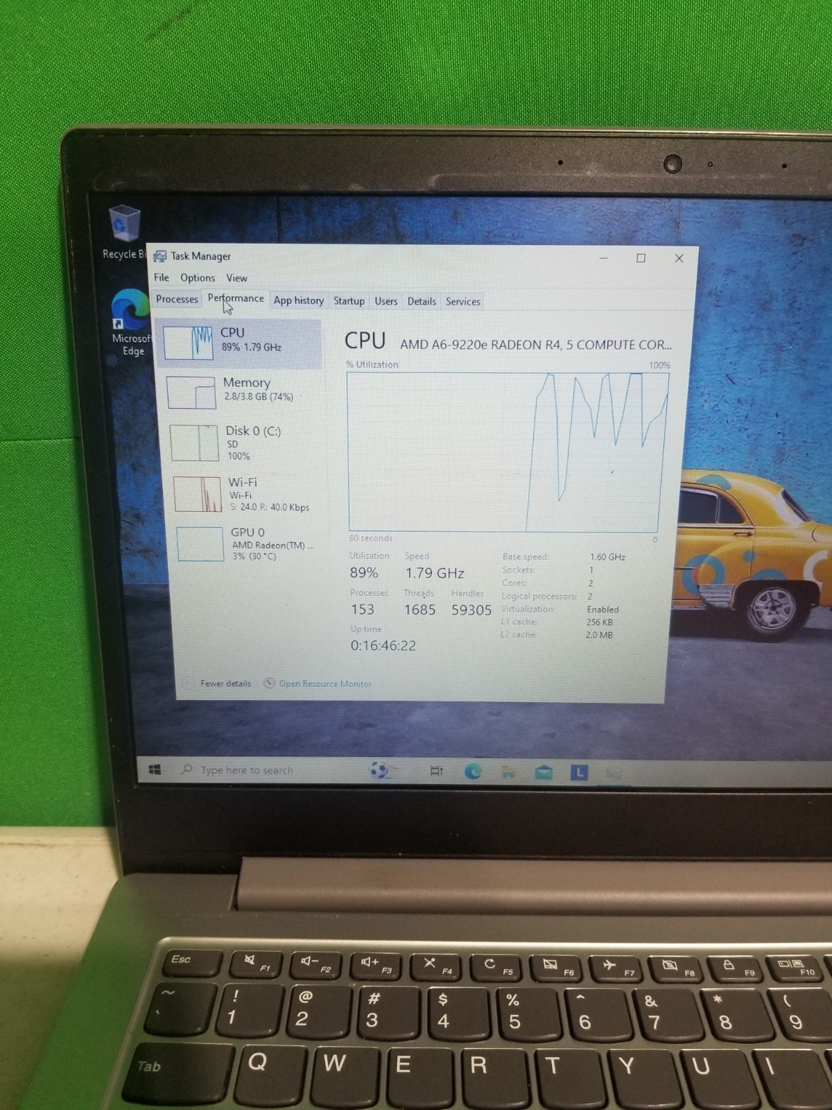 Lenovo ideapad slim 1 14AST-05 14″ A6-9220e 1.6GHz 4GB RAM 64GB SSD