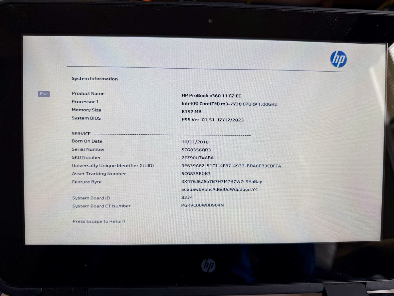 HP ProBook x360 11 G2 EE Laptop, Core m3-7Y30, 8GB RAM, Linux Mint, 11″ Webcam