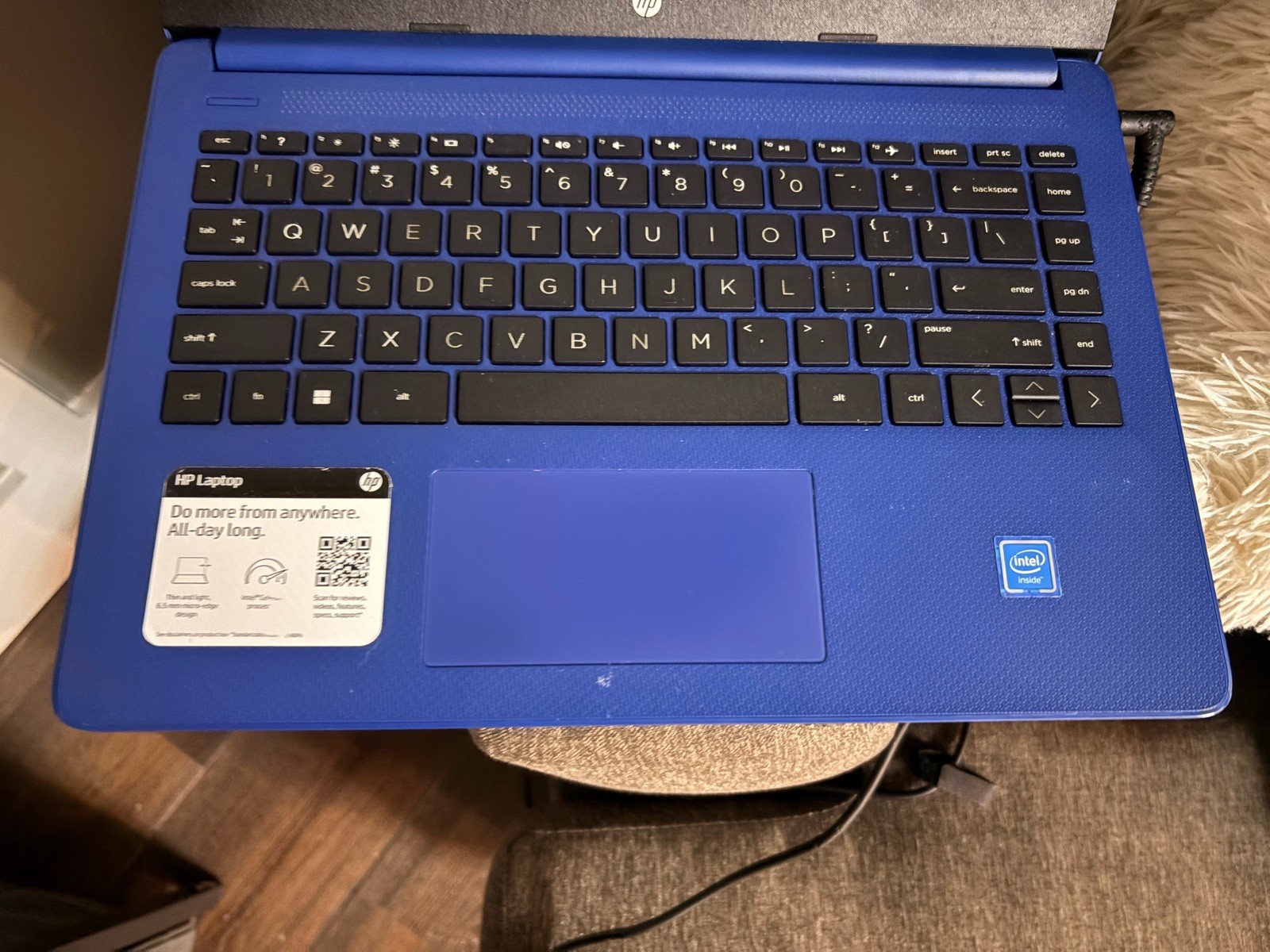 HP Blue Laptop 64 Bit OS WIndows 11
