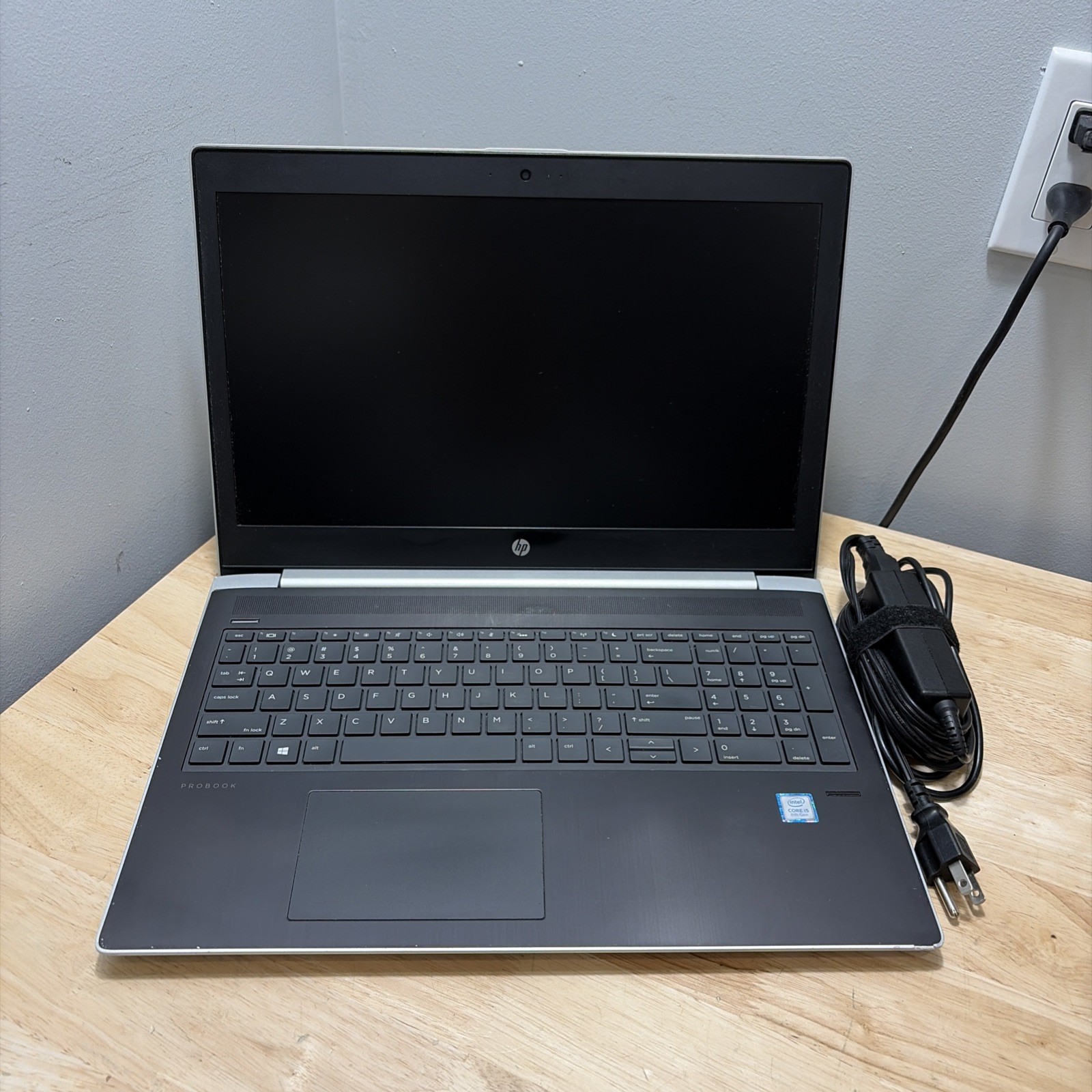 HP ProBook 450 G5 15″ CORE i5-8250U 1.6GHZ , 8GB, 256GB WCAM WIFI WIN11 CORD