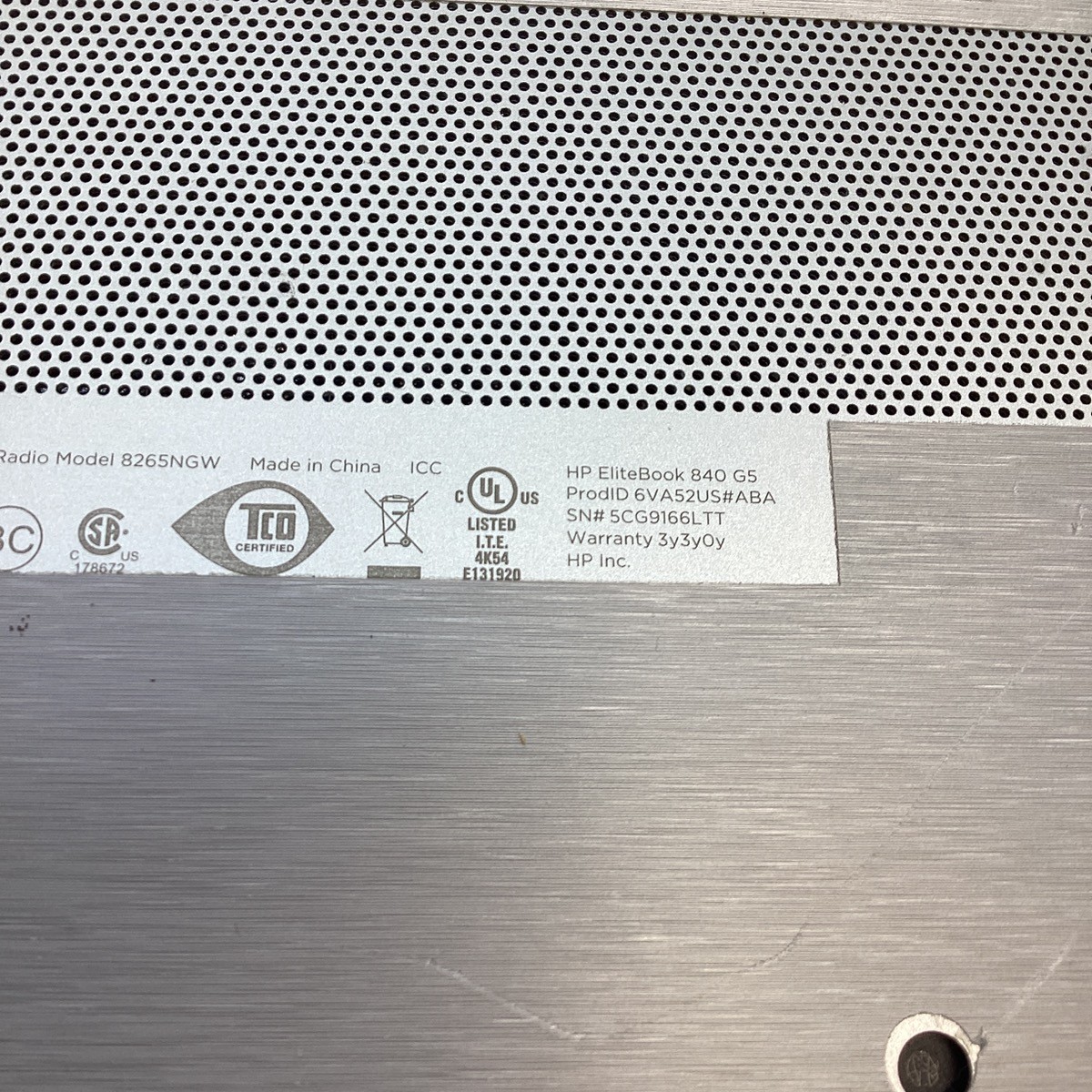HP EliteBook 840 G5 i5-8350U 8GB Ram 256GB SSD (GO1067642)