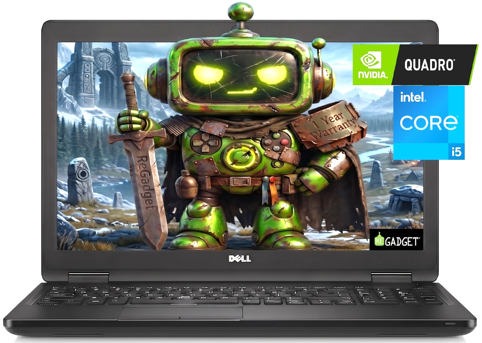 15.6″ Dell Gaming Laptop PC: i5 Quad Core! 16GB RAM – 256GB NVME SSD! Nvidia!